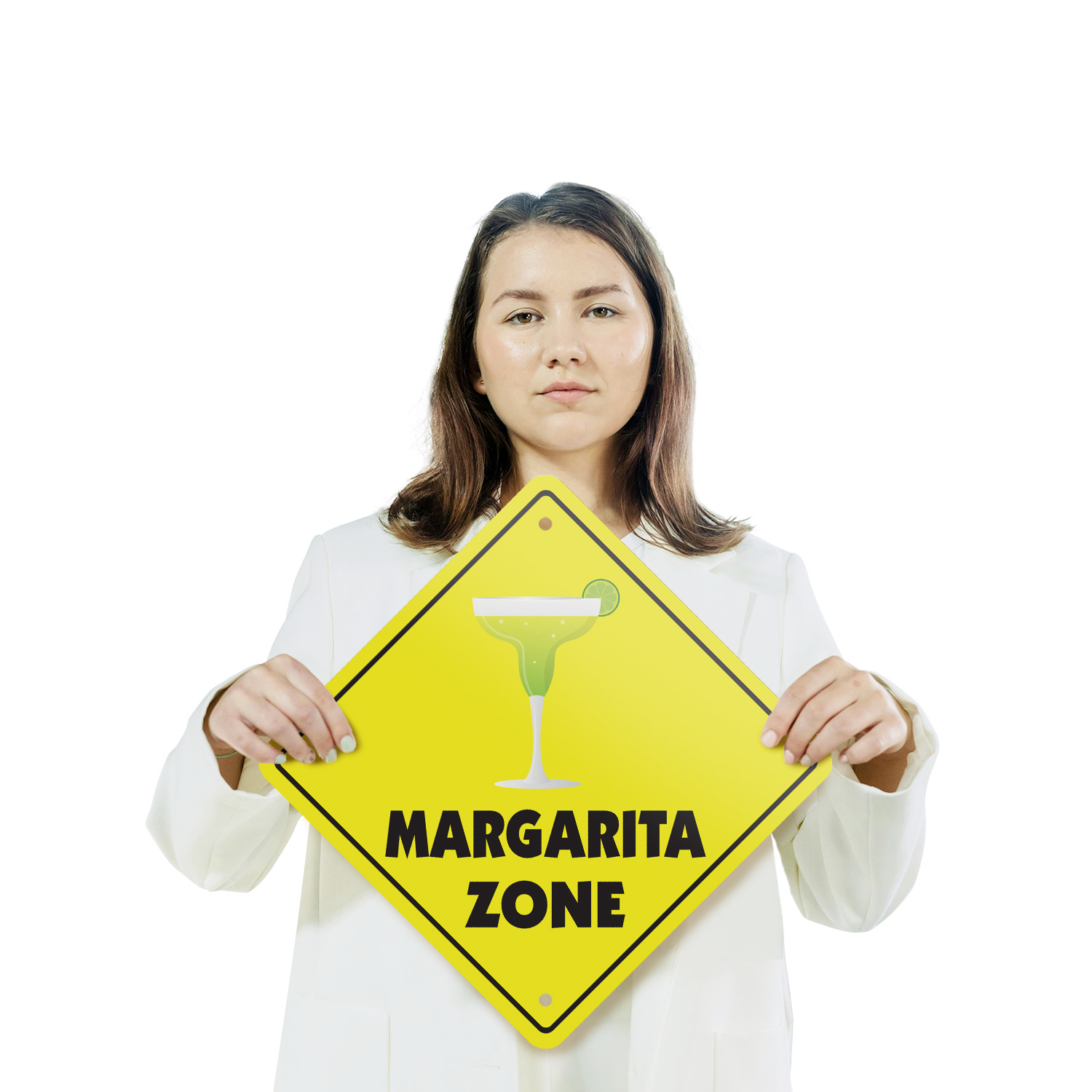Letrero de calle de plástico Margarita cruce Xing regalo novedad divertido - Imagen 7 de 21