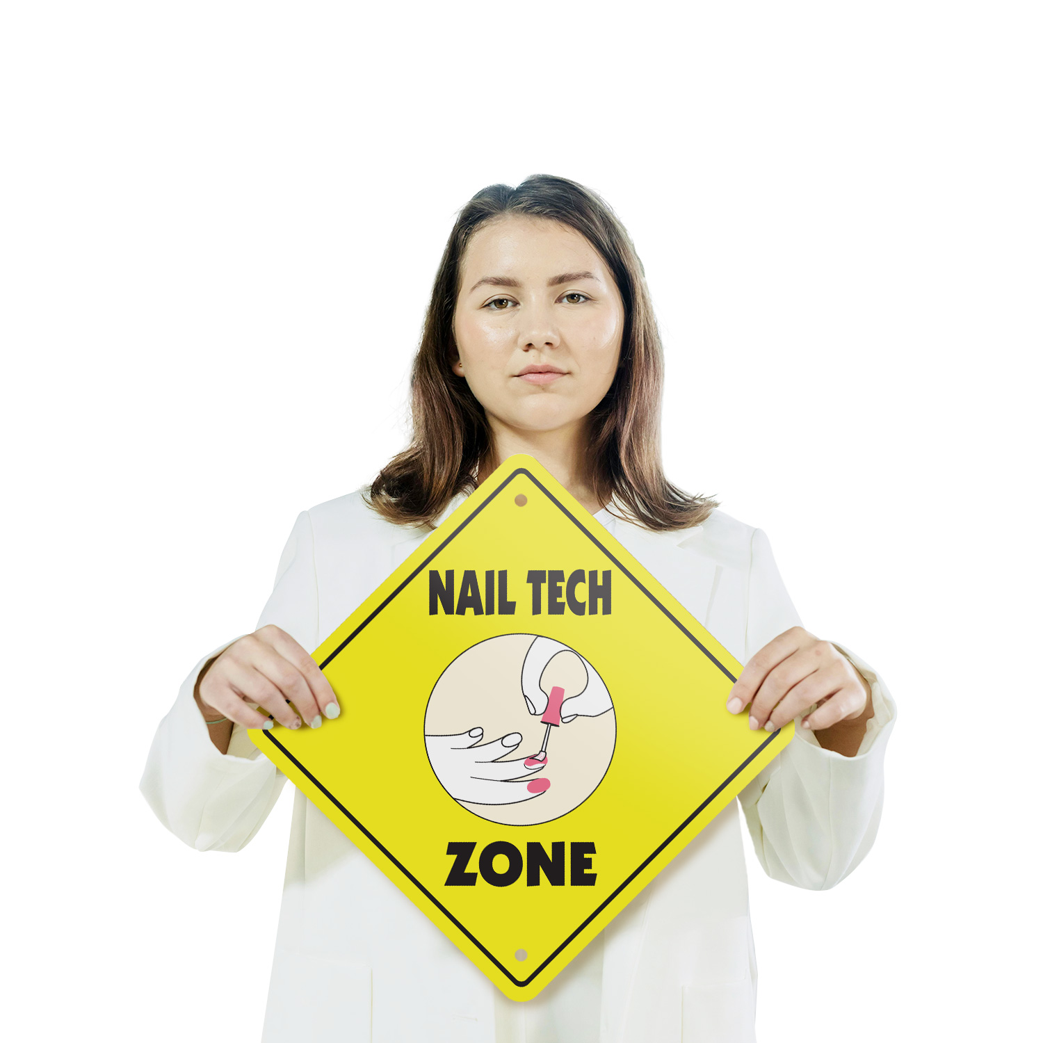 Nail Tech Kunststoff Straßenschild Kreuzung Xing Geschenk Neuheit lustig - Bild 7 von 21