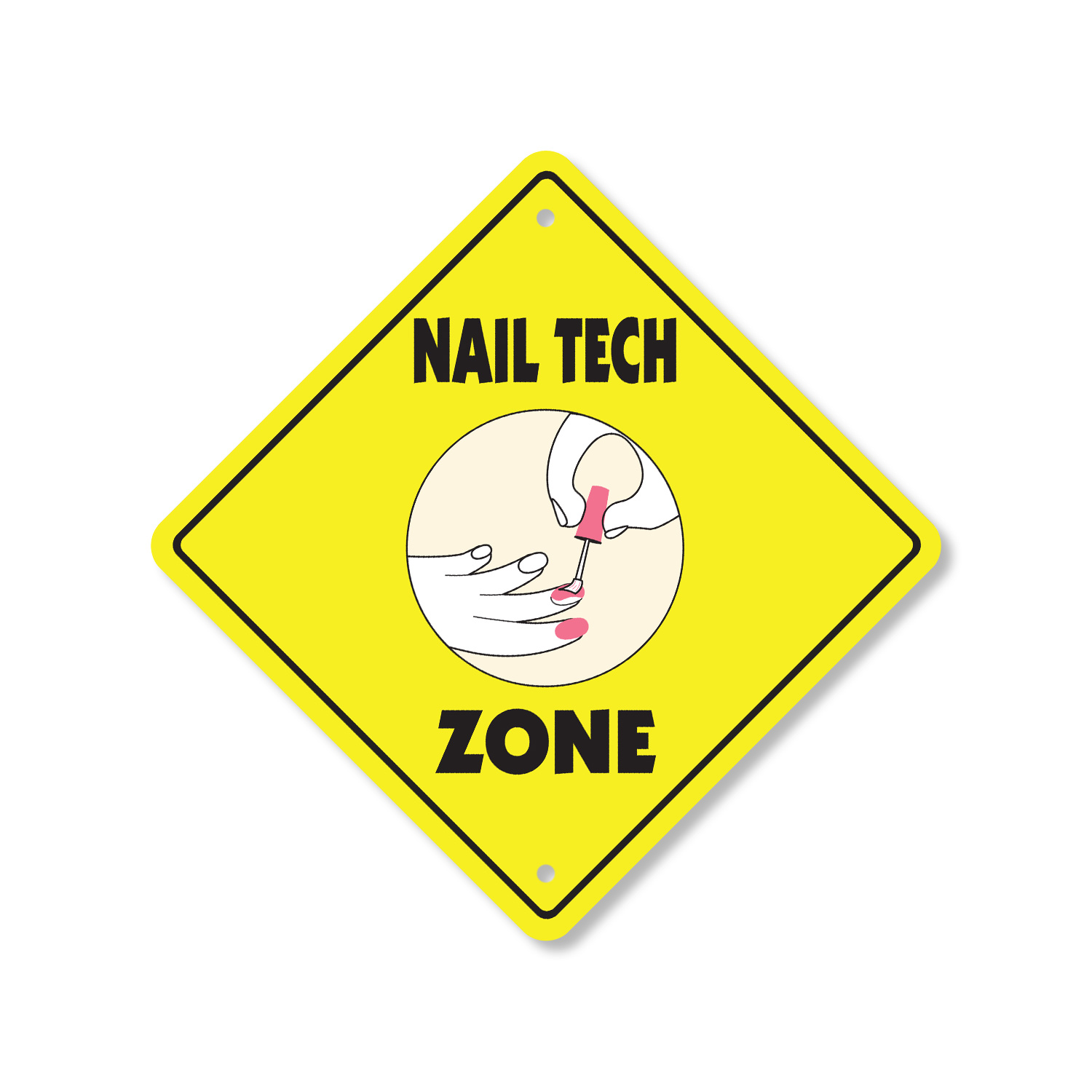Nail Tech Kunststoff Straßenschild Kreuzung Xing Geschenk Neuheit lustig - Bild 12 von 21