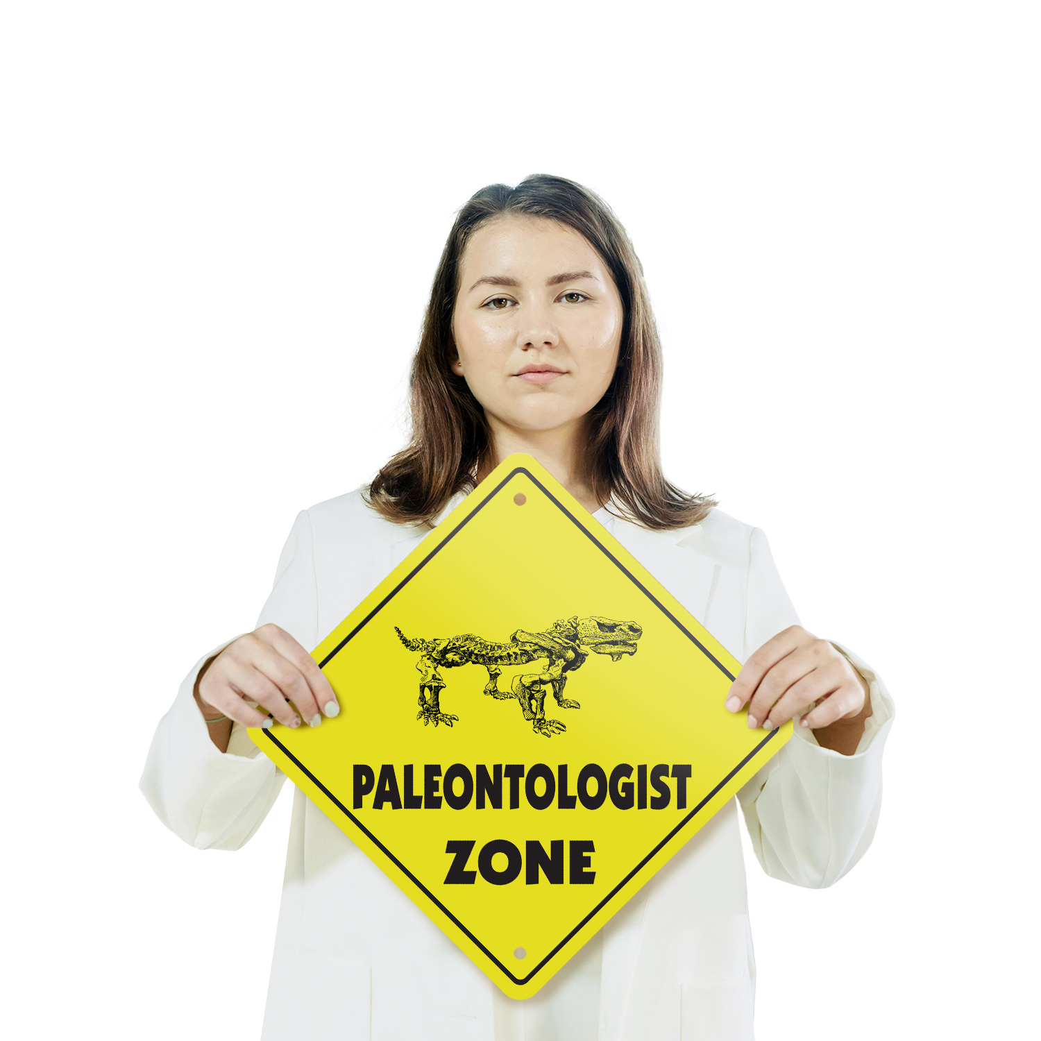 Paleontologist Plastic Street Sign Crossing Xing Gift Novelty Funny - Picture 7 of 21