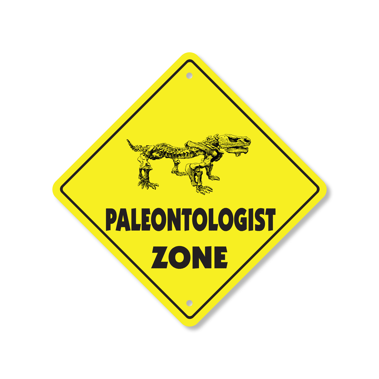 Paleontologist Plastic Street Sign Crossing Xing Gift Novelty Funny - Picture 15 of 21