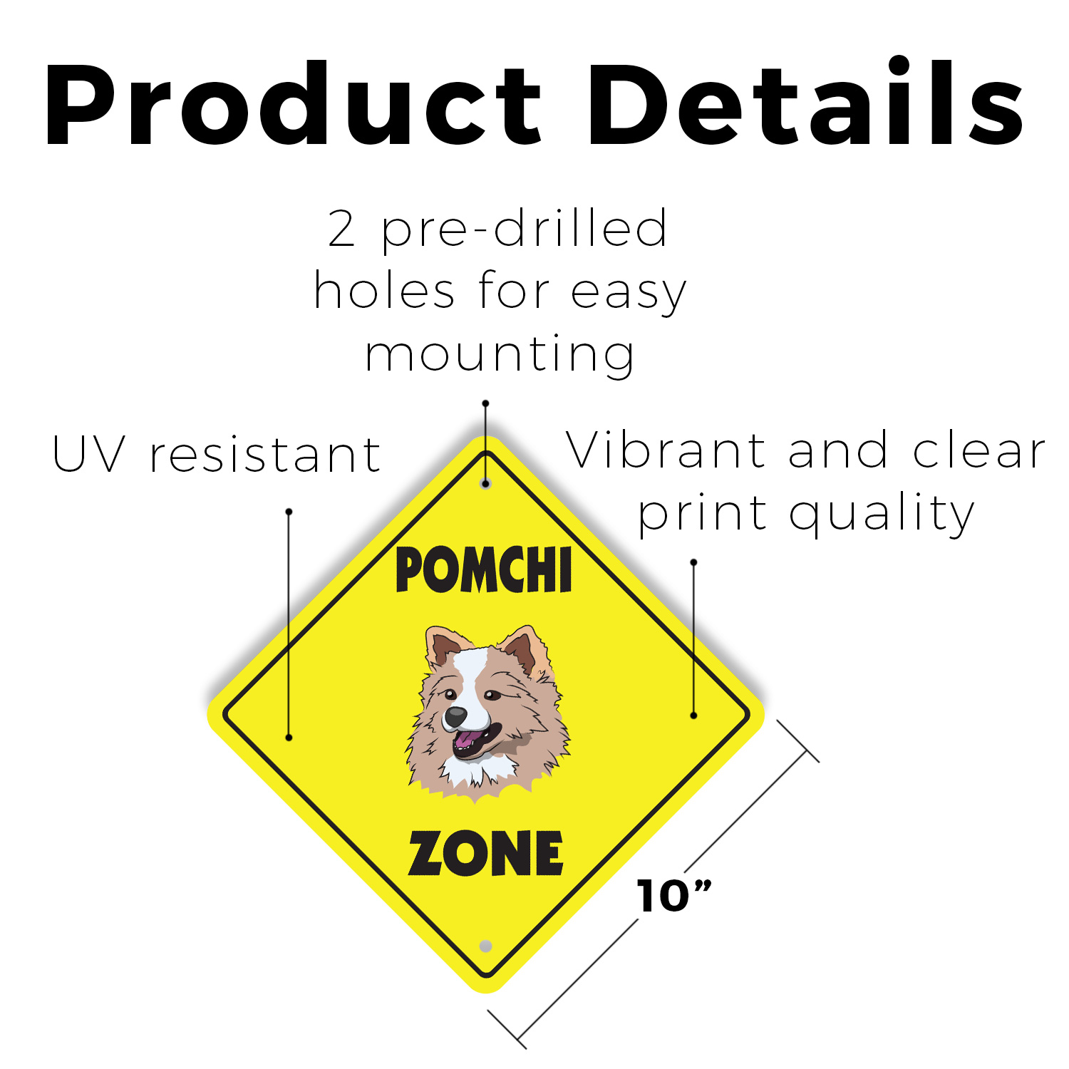 Pomchi Plastic Street Sign Crossing Xing Gift Novelty Funny - Picture 16 of 21