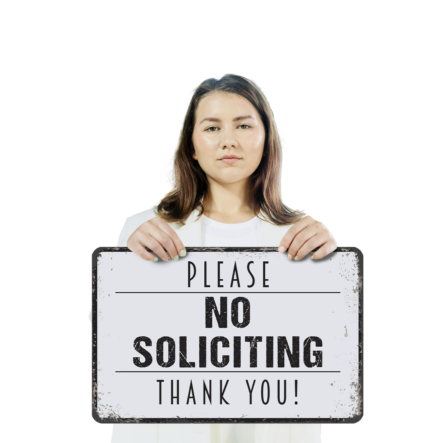 No Soliciting Sign No Sales No Surveys No Magazines Perfect for Front Doors - Picture 18 of 26