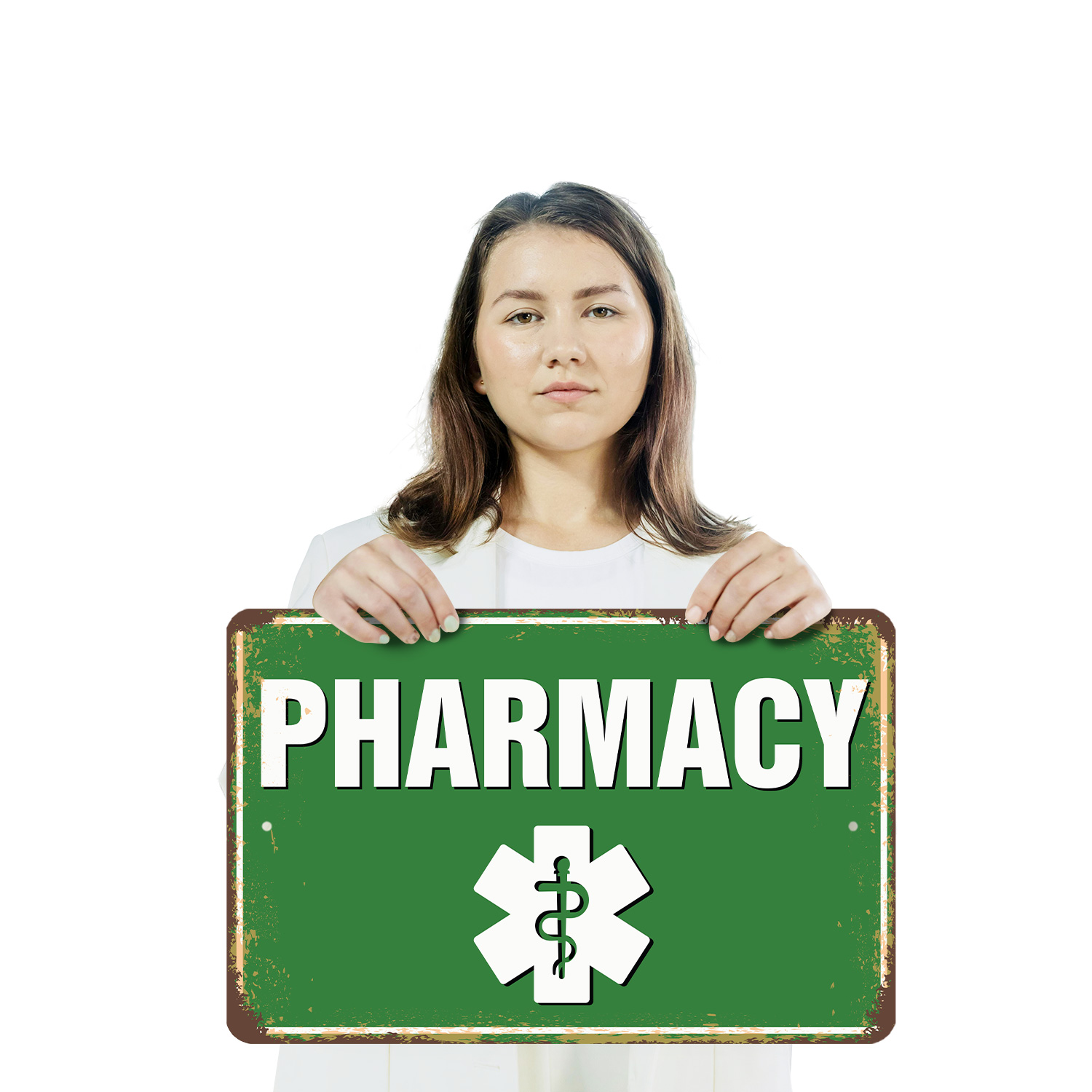 Pharmacy Street Sign Remedies Right Ahead Durable Perfect for shop Counters - Picture 18 of 26