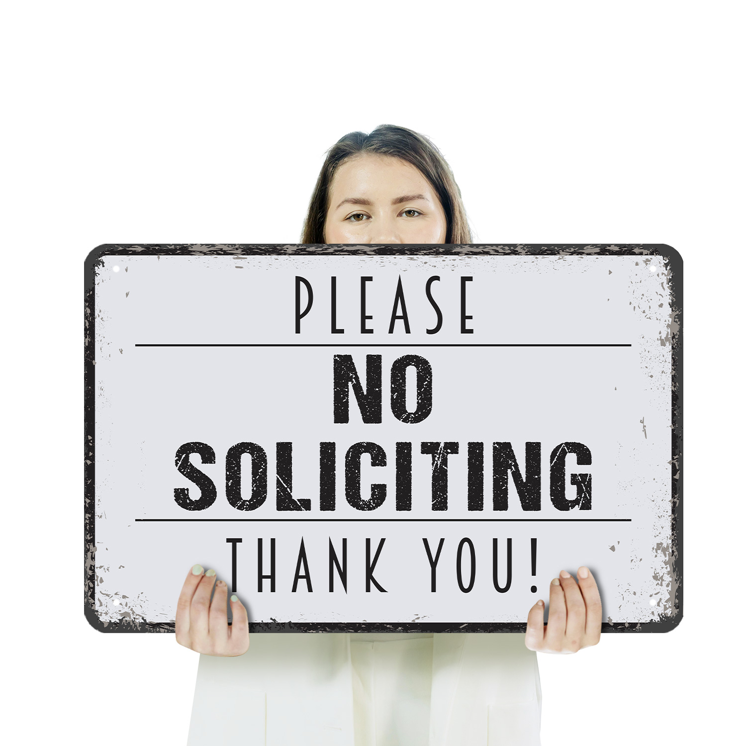 No Soliciting Sign No Sales No Surveys No Magazines Perfect for Front Doors - Picture 21 of 26