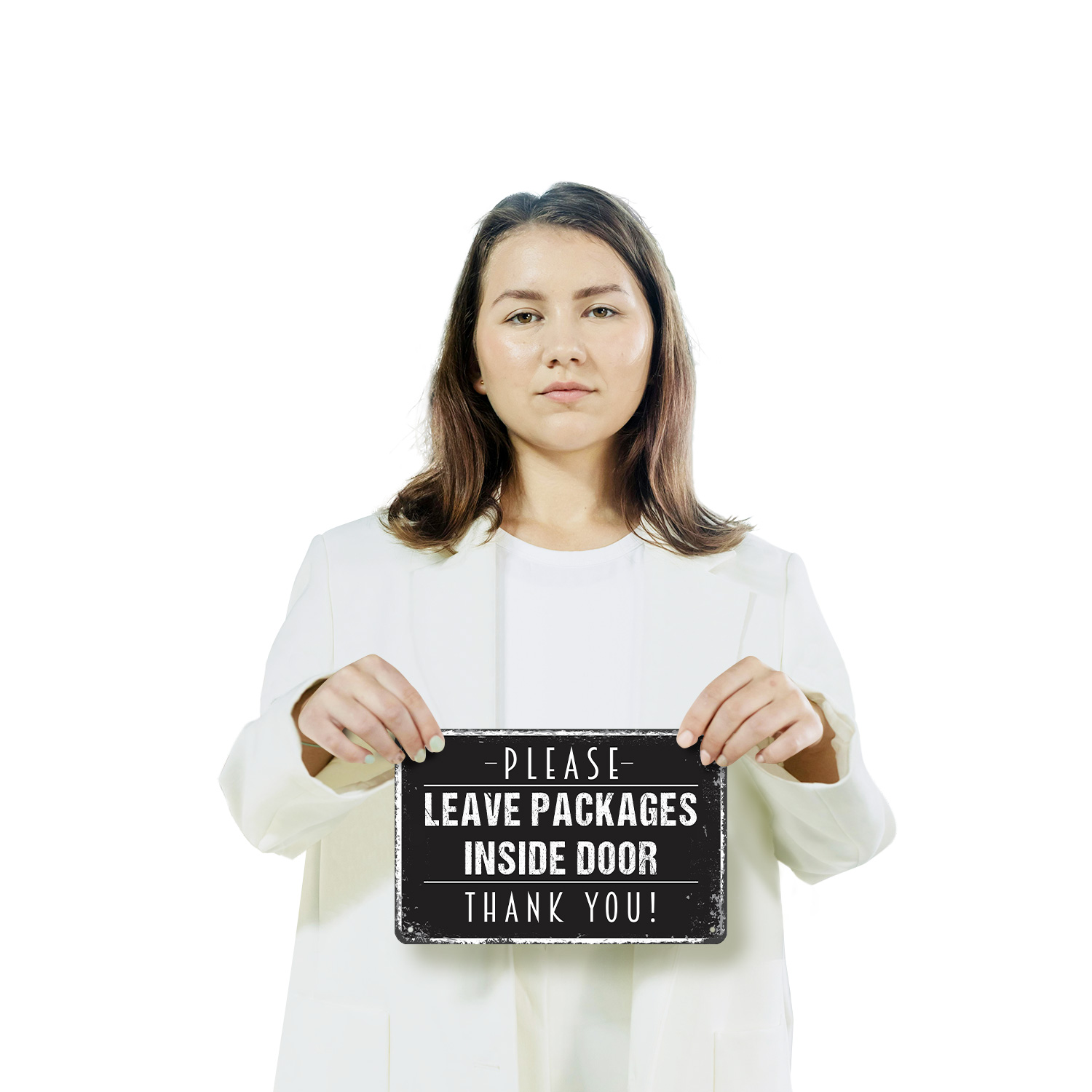 Please Leave Packages Inside Door Sign Drop Boxes Here Thanks for Porches - Picture 9 of 26