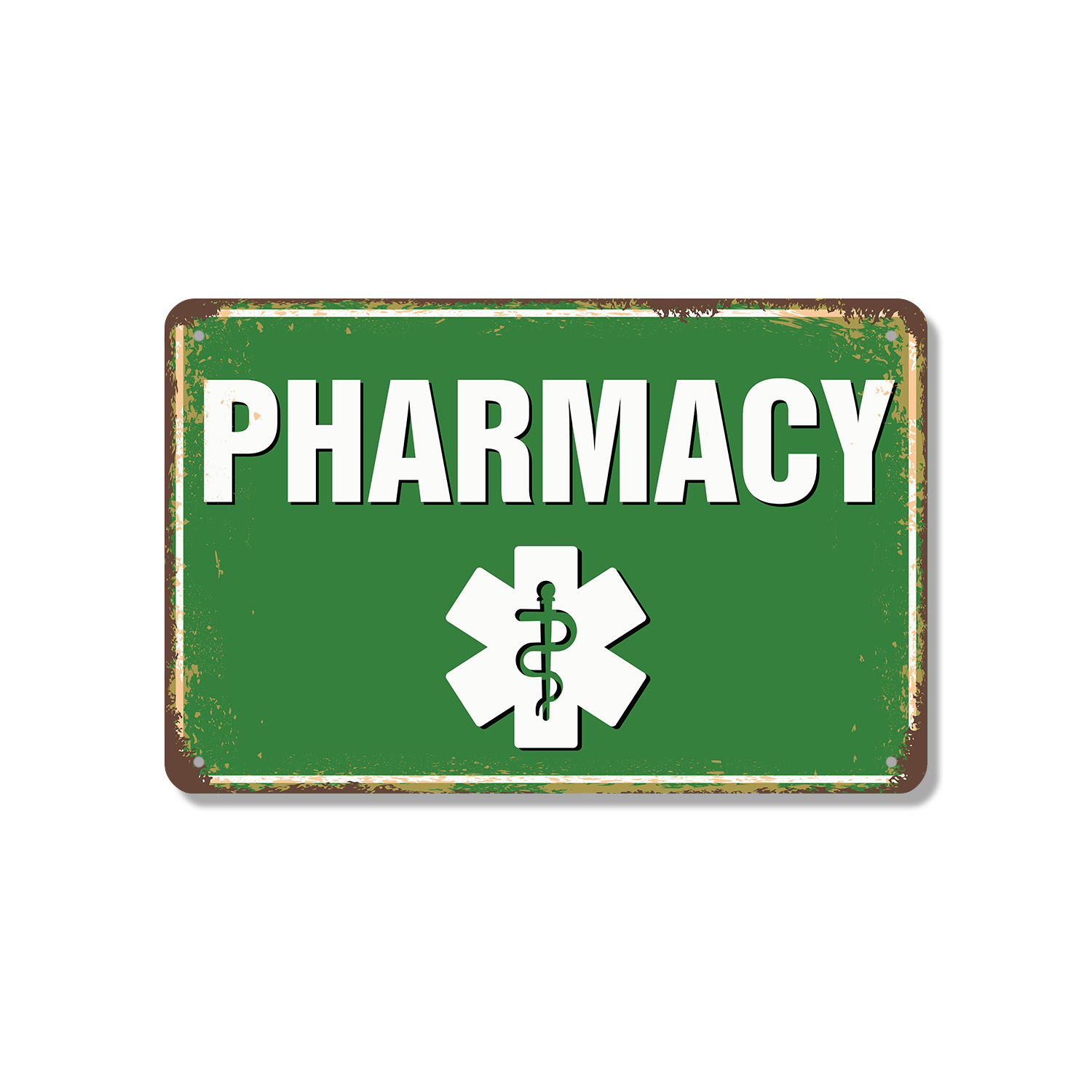 Pharmacy Street Sign Remedies Right Ahead Durable Perfect for shop Counters - Picture 7 of 26