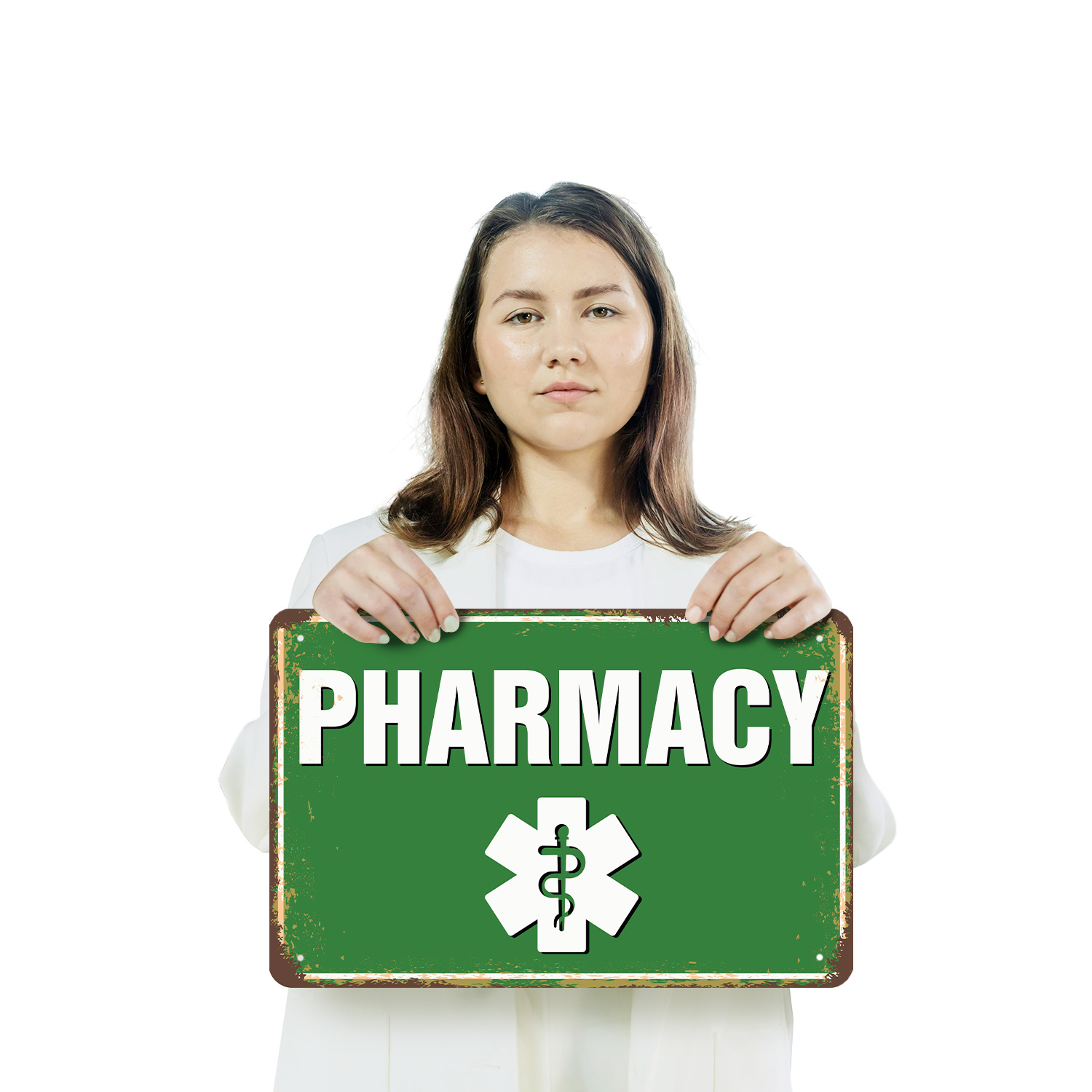 Pharmacy Street Sign Remedies Right Ahead Durable Perfect for shop Counters - Picture 16 of 26