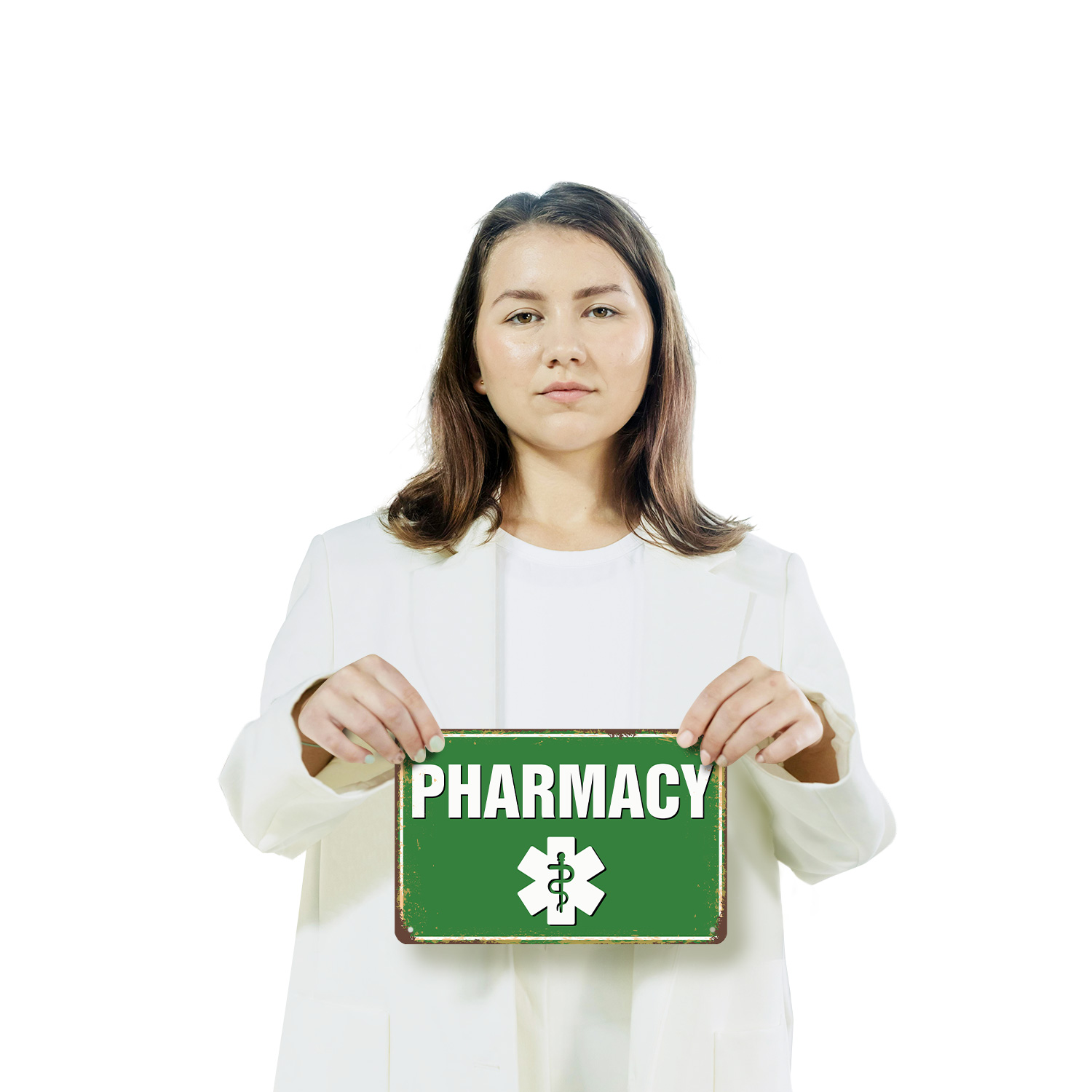Pharmacy Street Sign Remedies Right Ahead Durable Perfect for shop Counters - Picture 9 of 26