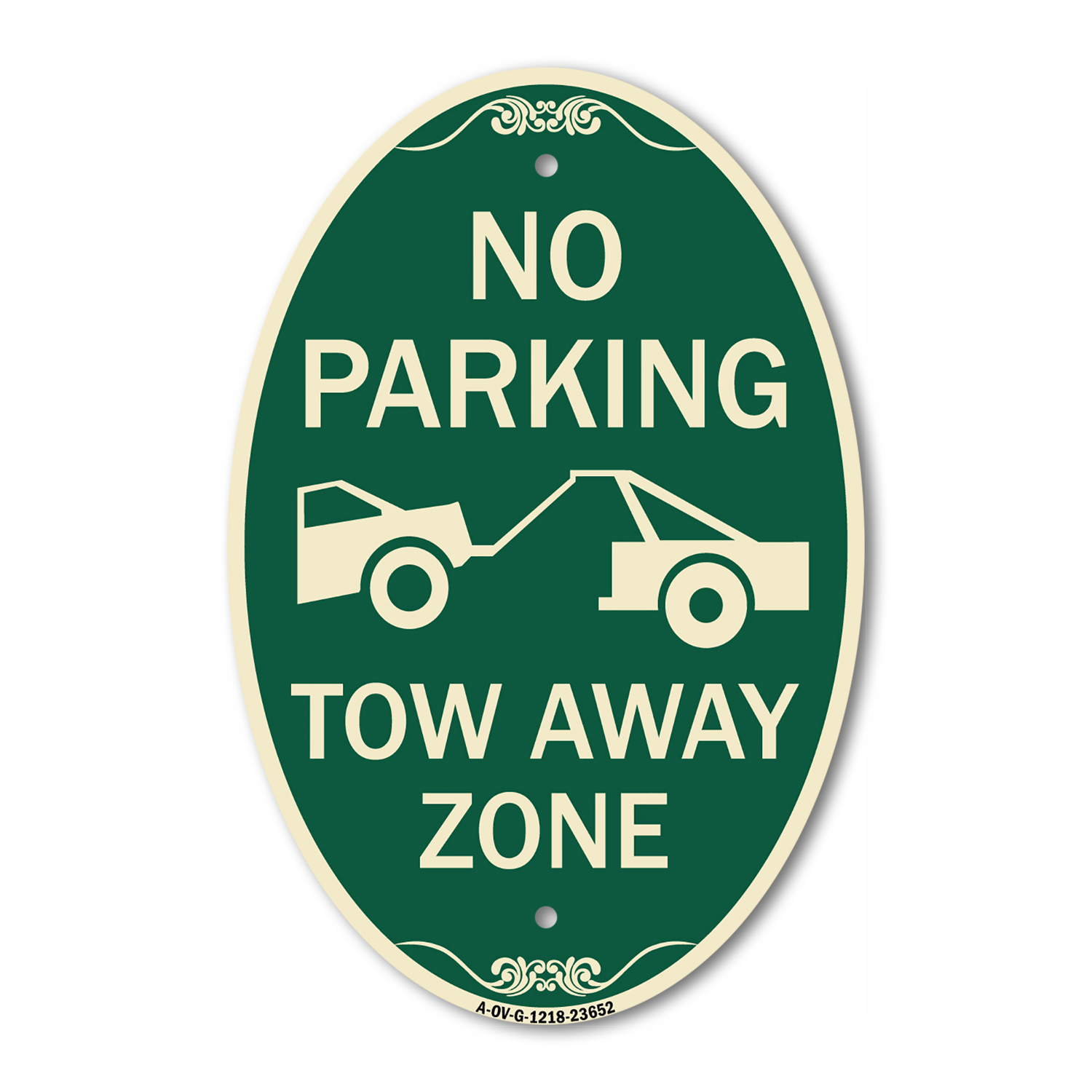 USA TOW AWAY ZONE看板 Tow Away Zone Parking Sign | Printit4Less