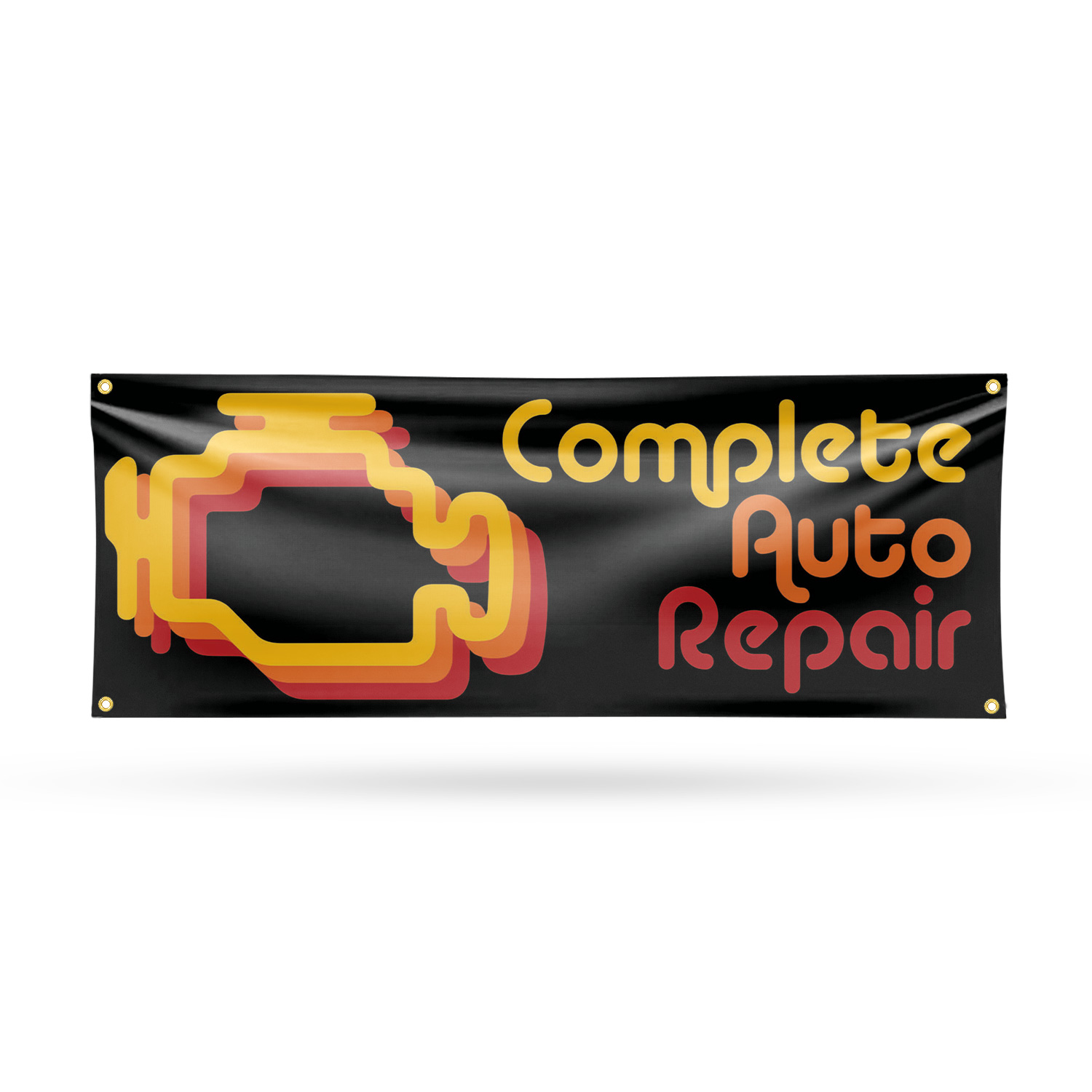 Complete Auto Repair Vinyl Banner Sign with Metal Grommets Heavy-Duty ...