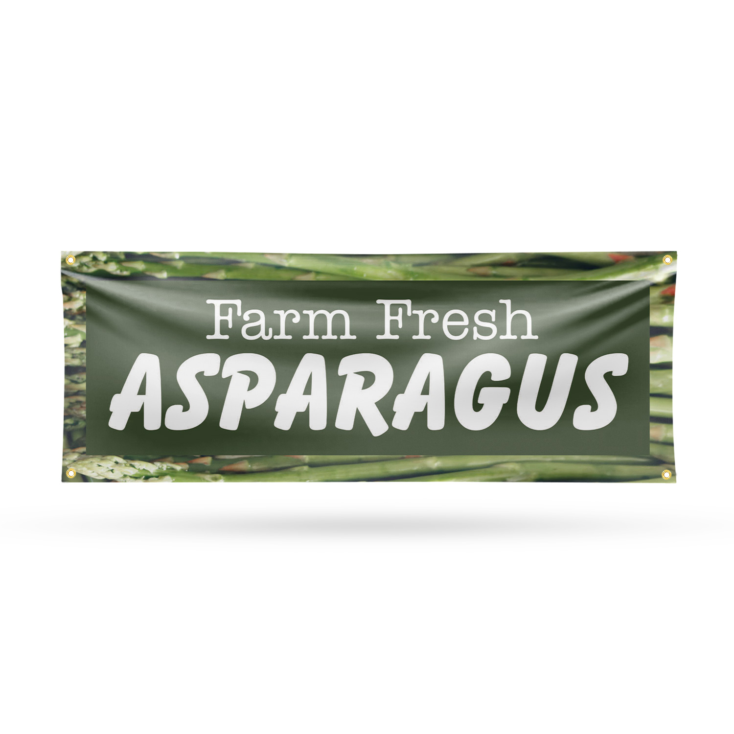 Farm Fresh Asparagus Vinyl Banner Sign with Metal Grommets Heavy-Duty - Picture 7 of 21