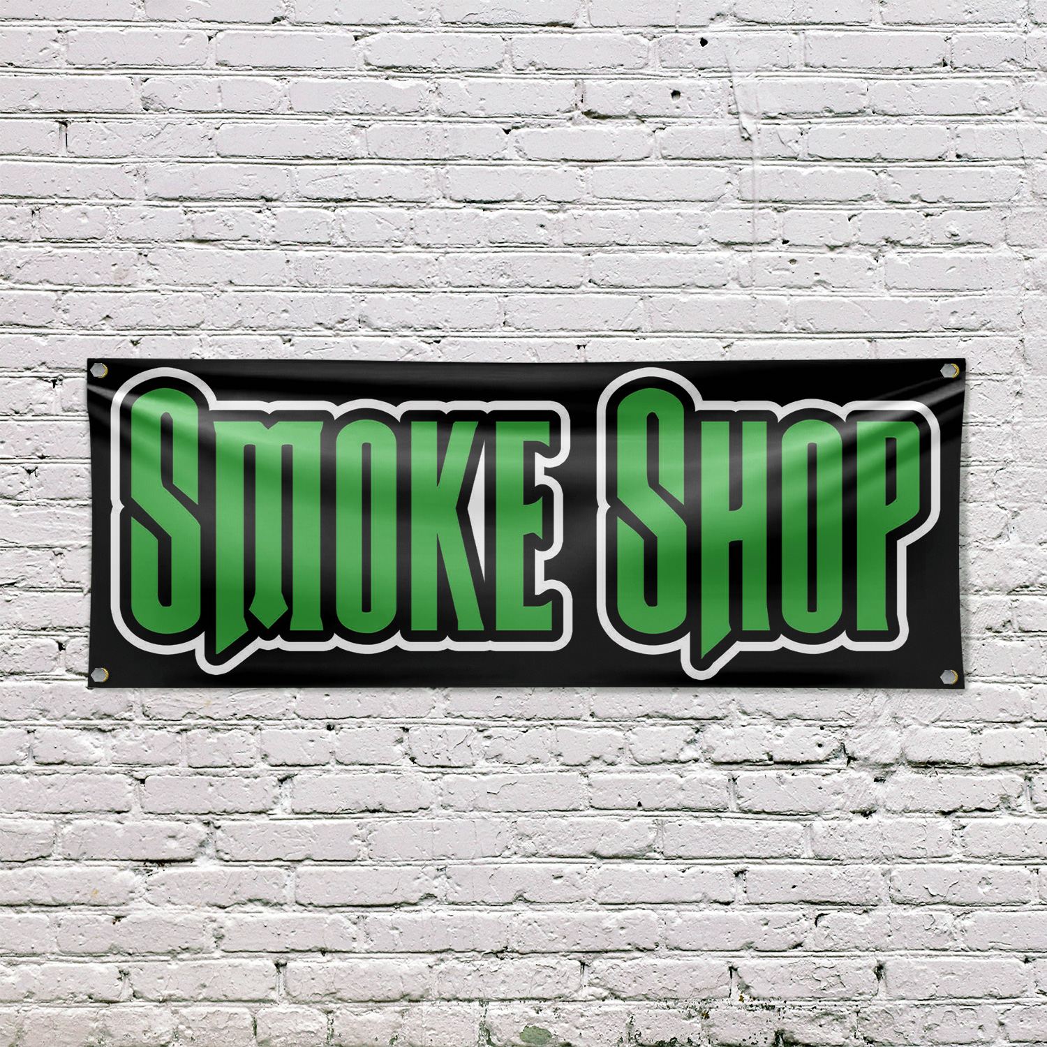 Smoke Shop 13 Unzen Vinyl Banner Schild mit Metallösen Schwerlast einseitig - Bild 11 von 21