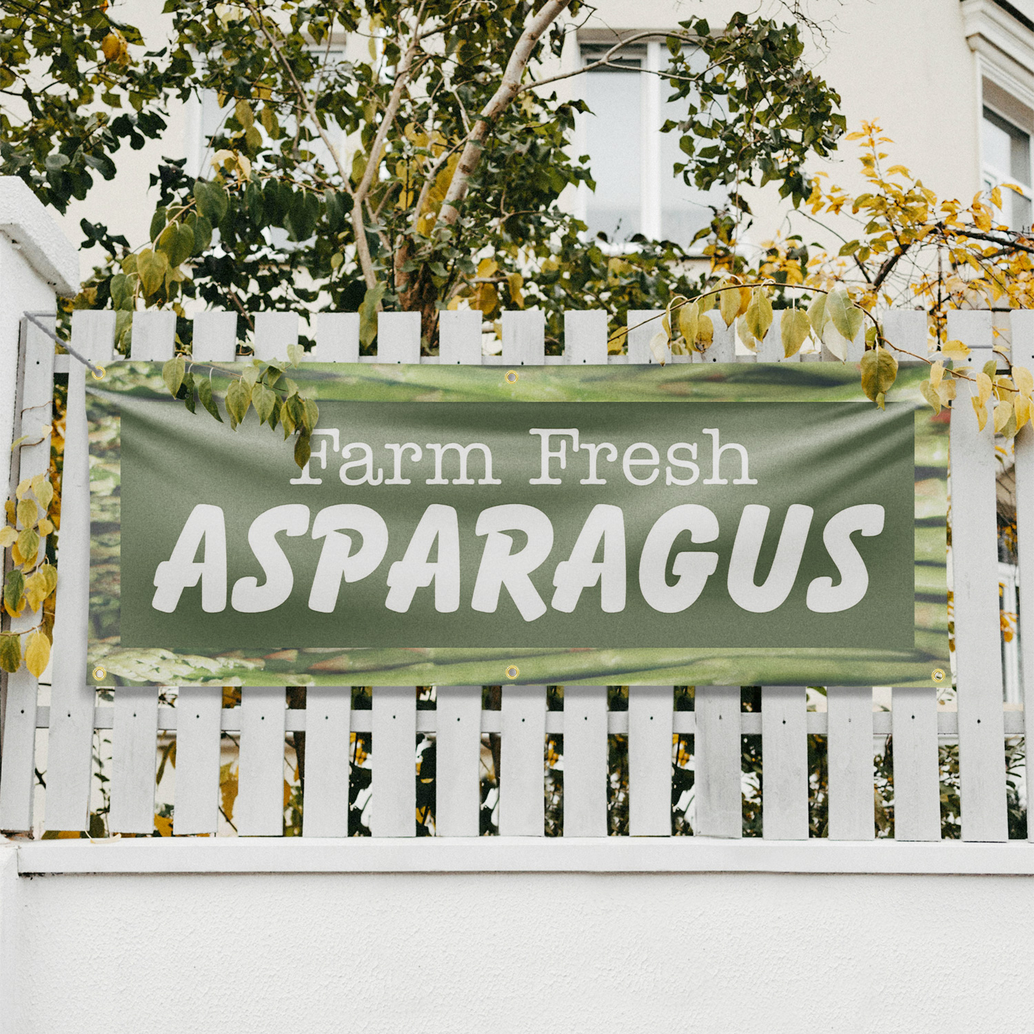 Farm Fresh Asparagus Vinyl Banner Sign with Metal Grommets Heavy-Duty - Picture 15 of 21
