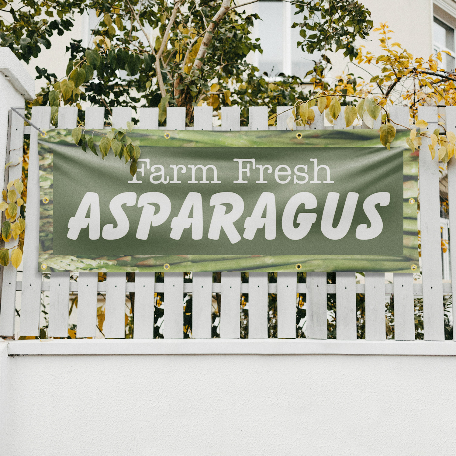 Farm Fresh Asparagus Vinyl Banner Sign with Metal Grommets Heavy-Duty - Picture 20 of 21