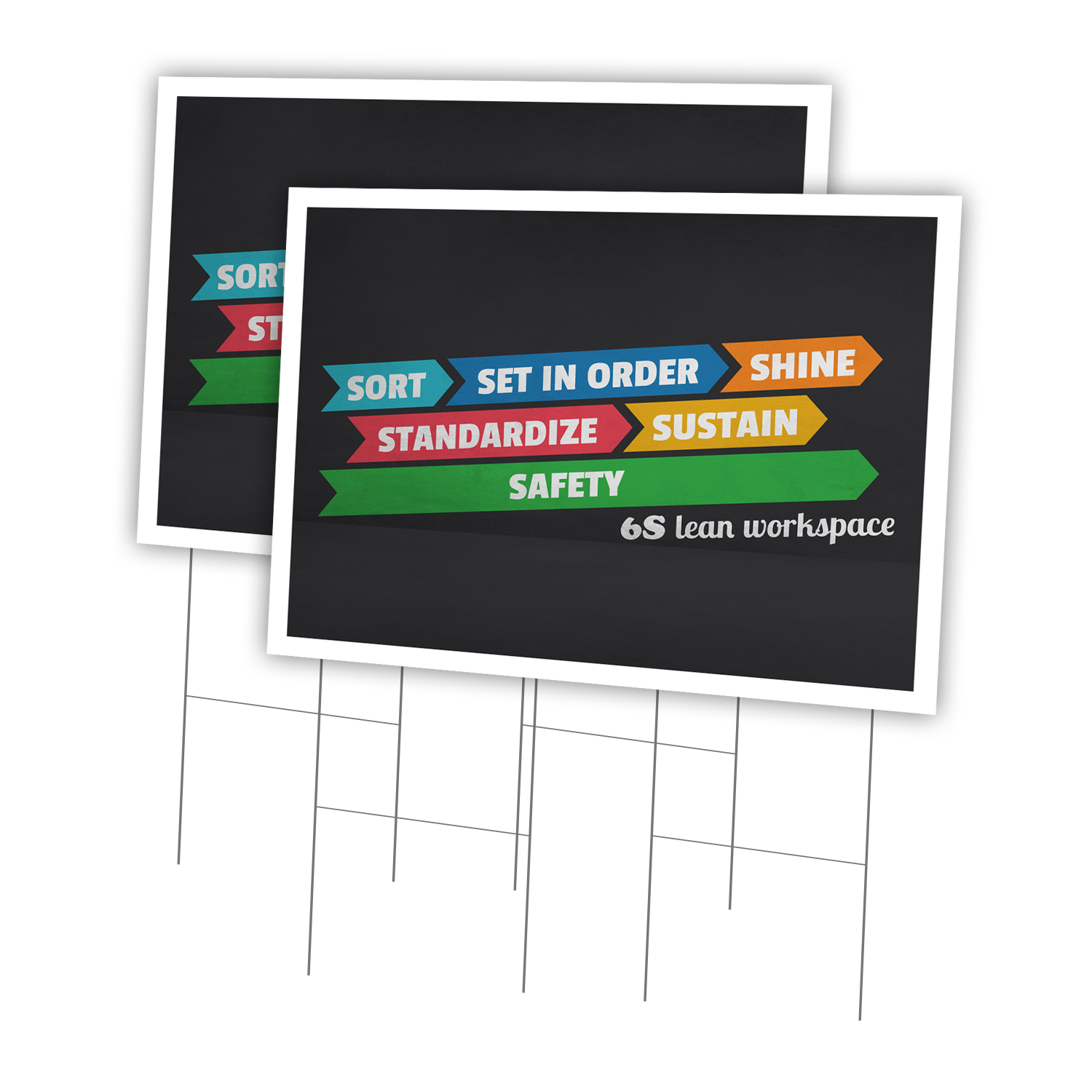 6S Lean Workspace Multipack Hofschilder & Pfahl Coroplast Motivation Sicherheit - Bild 14 von 17