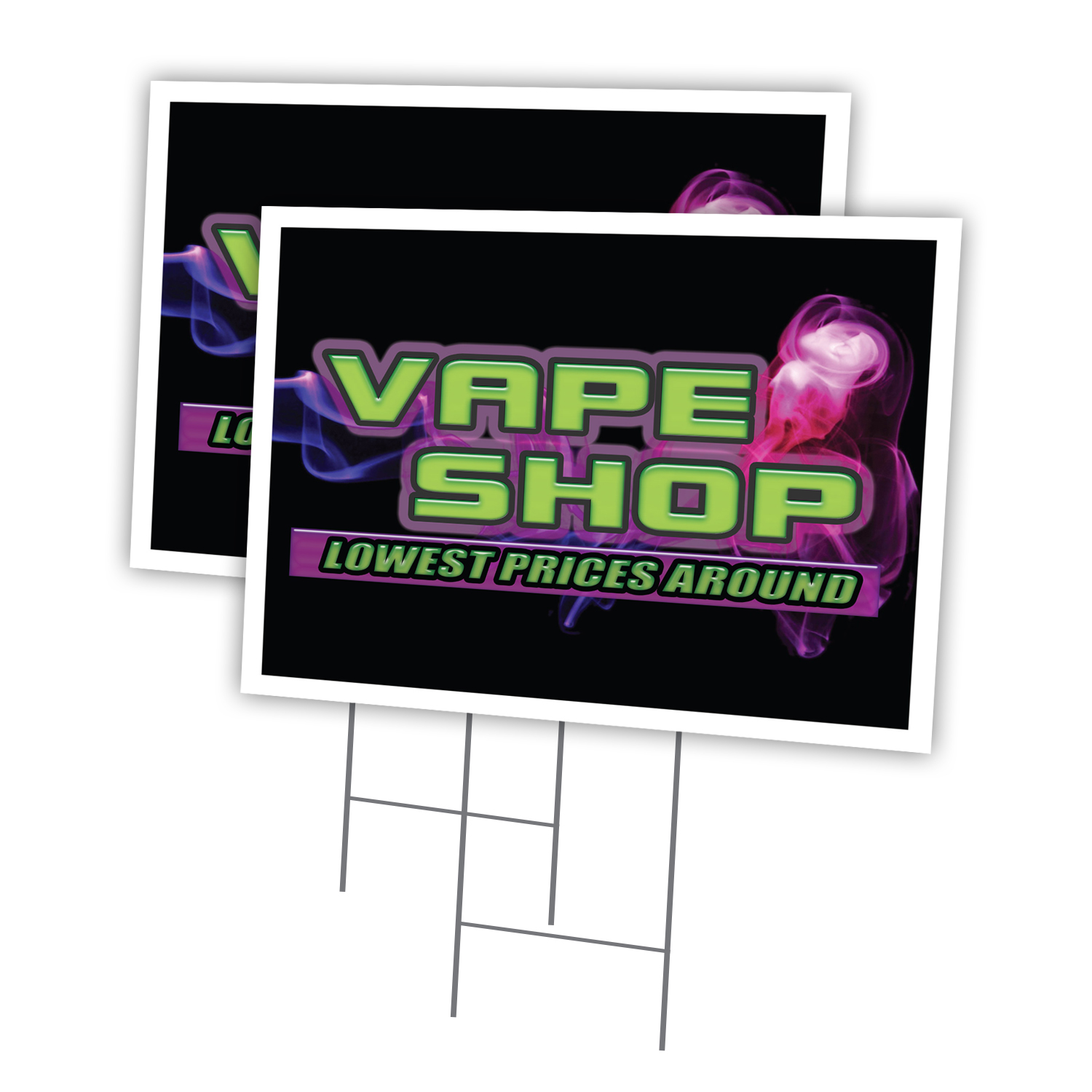 Vape Shop Lowest Prices Multi-Pack of Yard Signs & Stake plastic coroplast windo | eBay Vape Shop Lowest Prices Multi-Pack of Yard Signs & Stake plastic coroplast windo | eBay