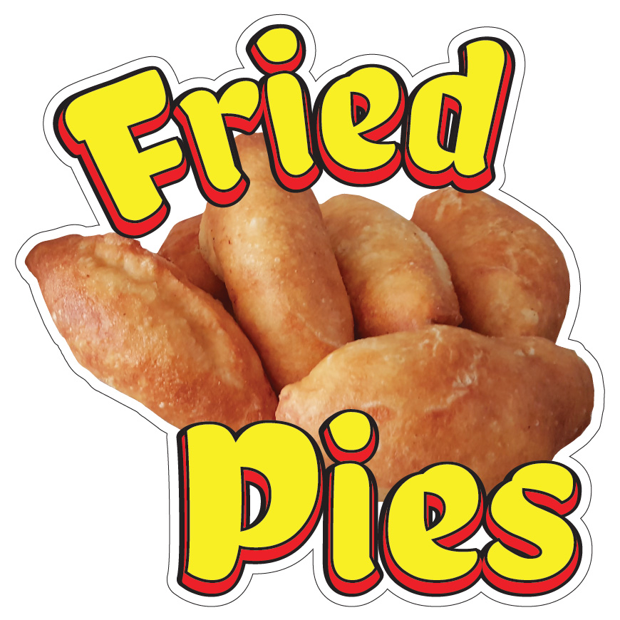 Fried Pies Decal Concession Stand Food Truck Sticker