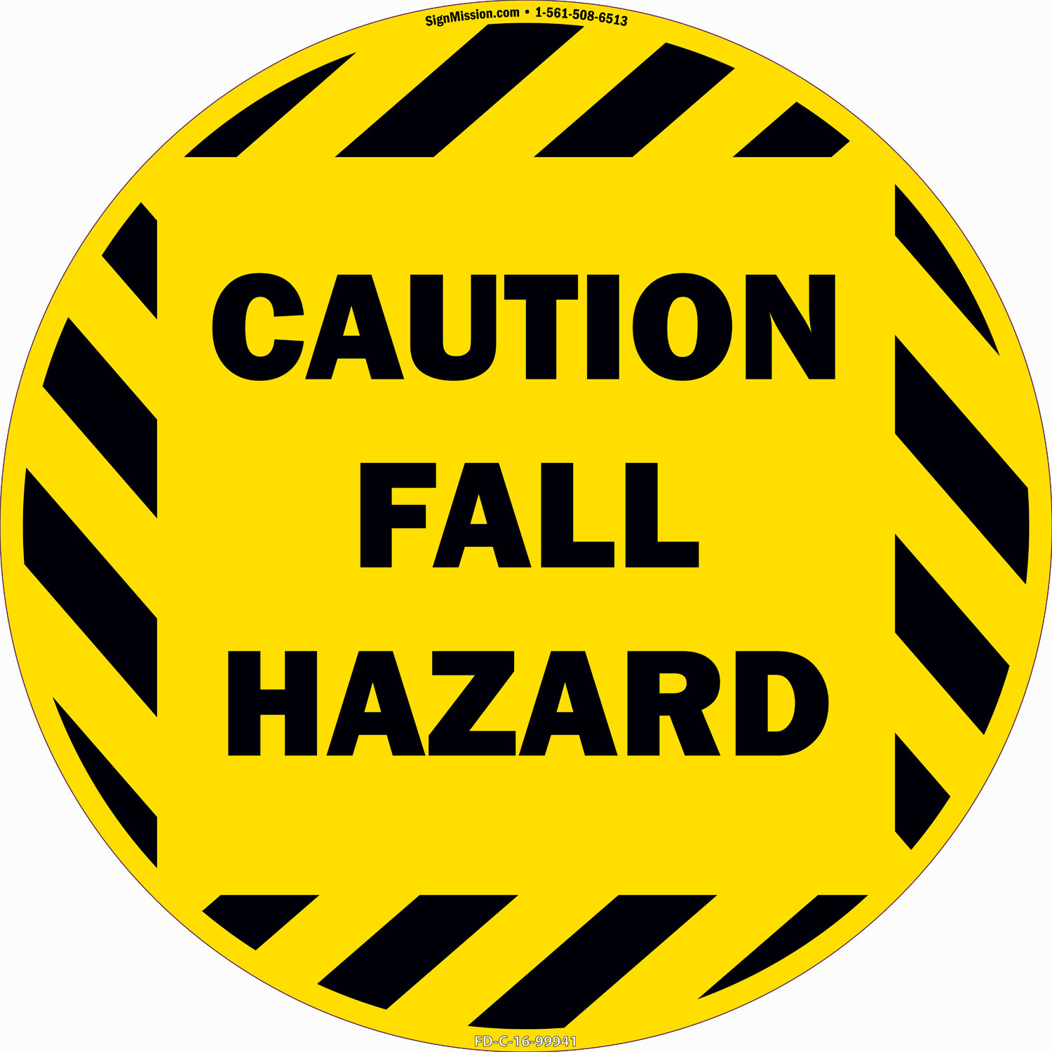 Fall Hazard 16″ Non-Slip Floor Marker |�Made in The USA
