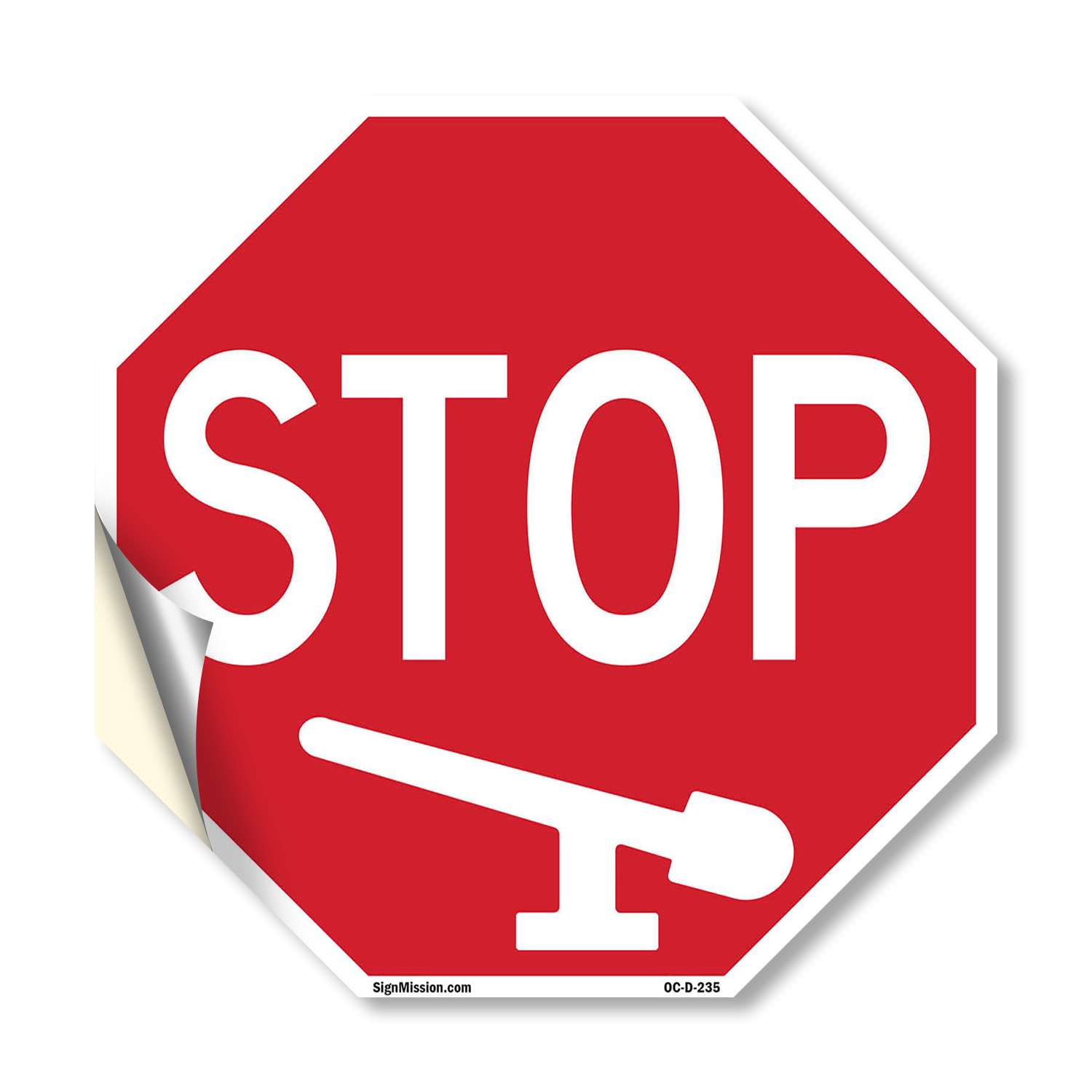 Stop Octagon Sign Weather Resistant UV Protected for Workplace Made in the USA