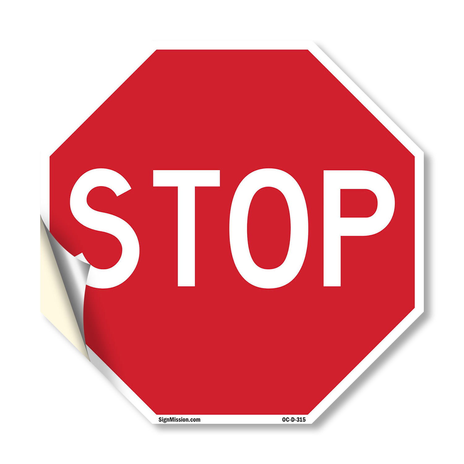 Stop Octagon Sign Weather Resistant UV Protected for Workplace Made in the USA