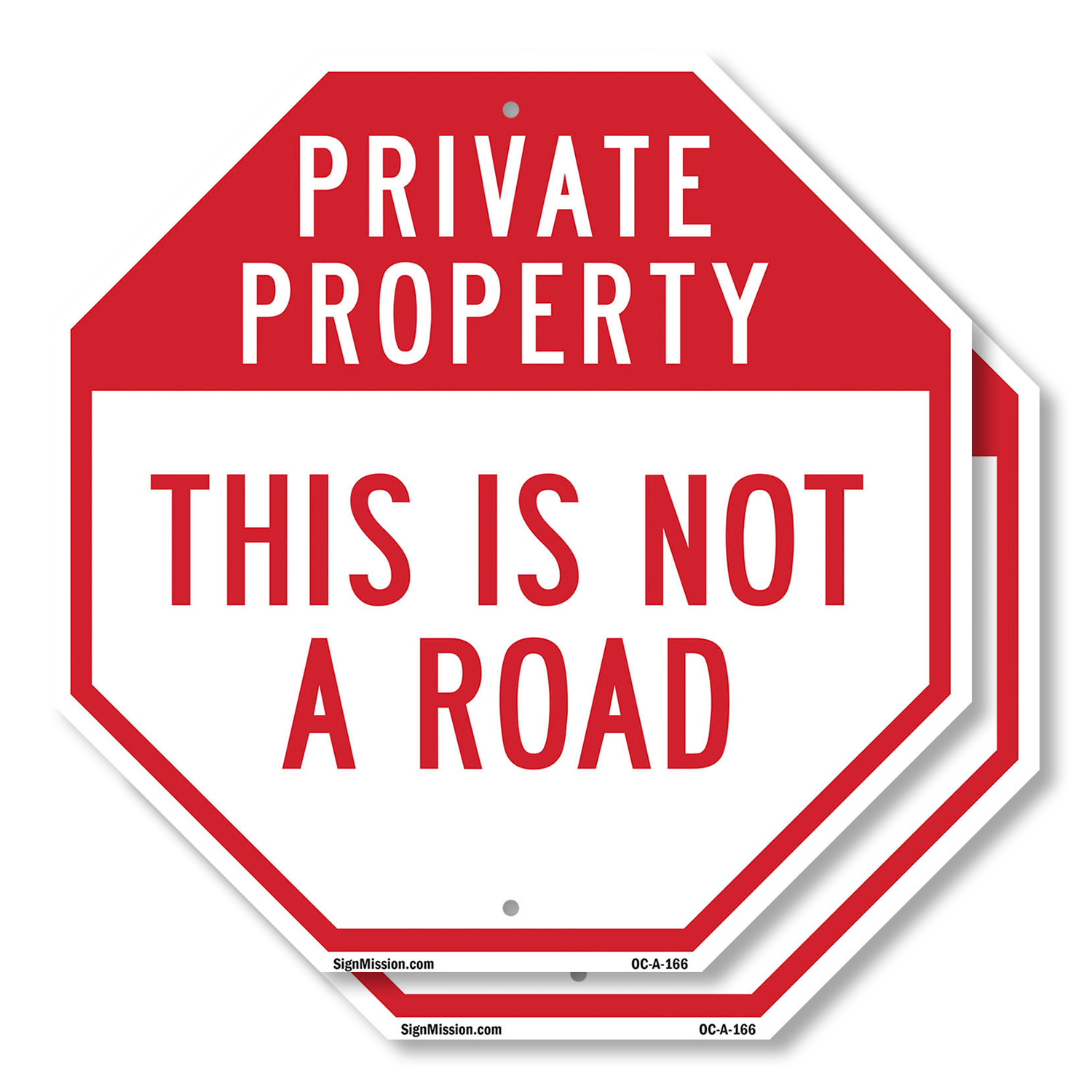 Private Property This Is Not a Ro Octagon Sign Weather Resistant Made in the USA - Picture 47 of 64