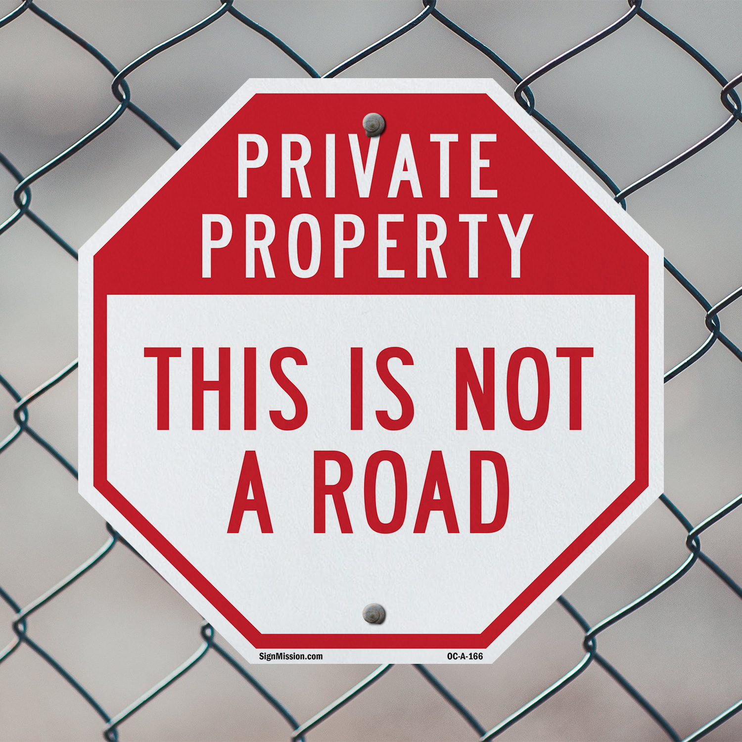Private Property This Is Not a Ro Octagon Sign Weather Resistant Made in the USA - Picture 40 of 64