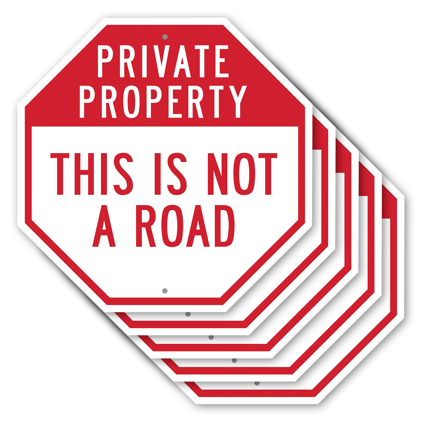 Private Property This Is Not a Ro Octagon Sign Weather Resistant Made in the USA - Picture 53 of 64