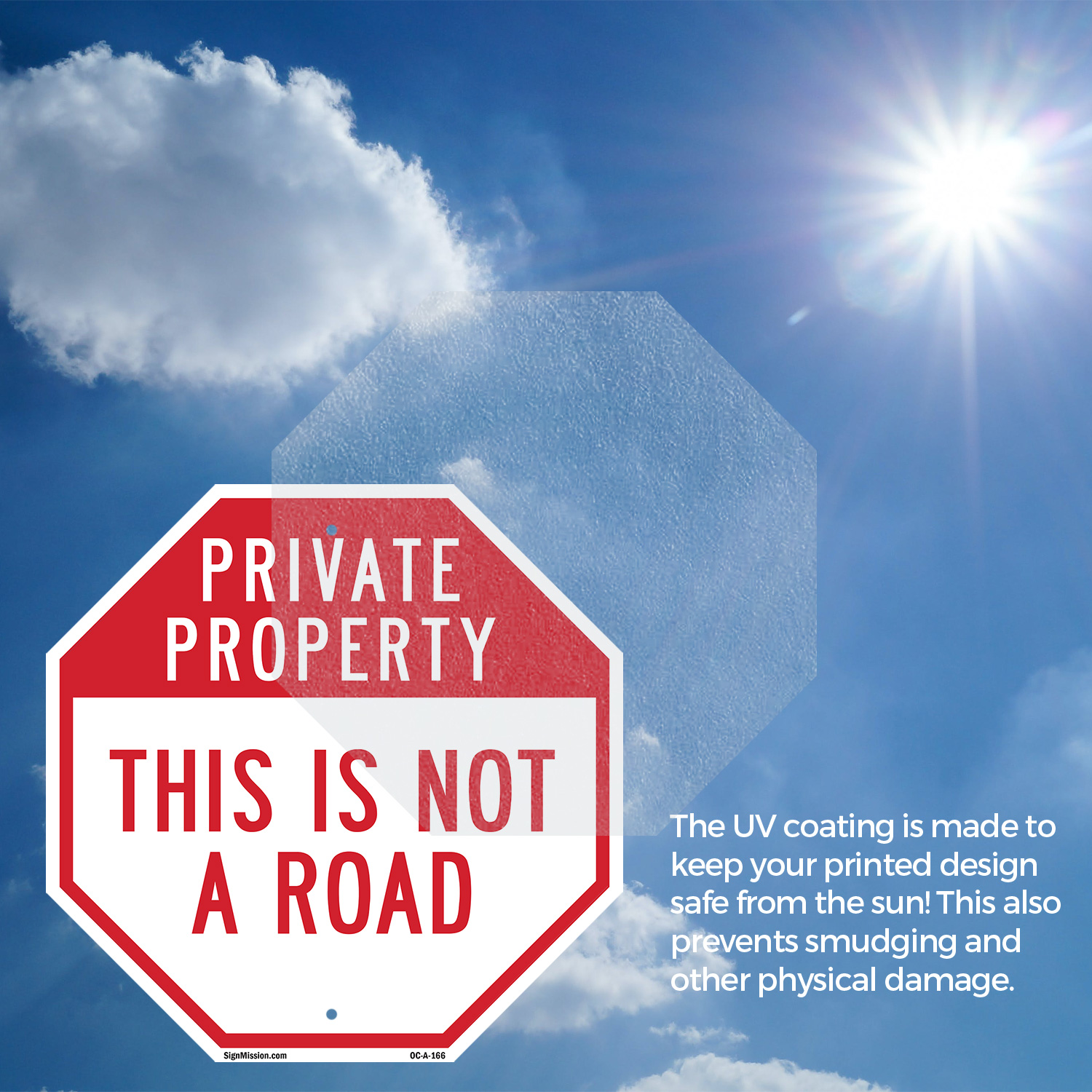 Private Property This Is Not a Ro Octagon Sign Weather Resistant Made in the USA - Picture 5 of 64