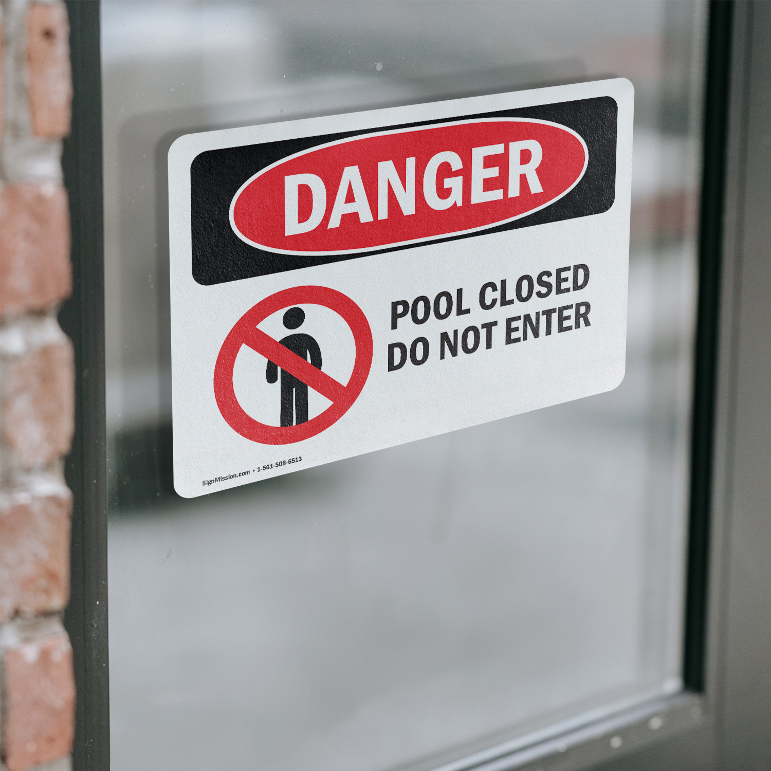 (2 Pack) Pool Closed Do Not Enter OSHA Danger Sign Decal Metal Plastic - 第 15/22 張圖片