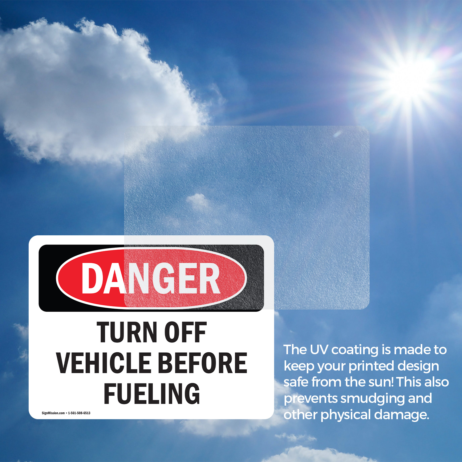 (2 Pack) Turn Off Vehicle Before Fueling OSHA Danger Sign Decal Metal Plastic - Picture 16 of 22