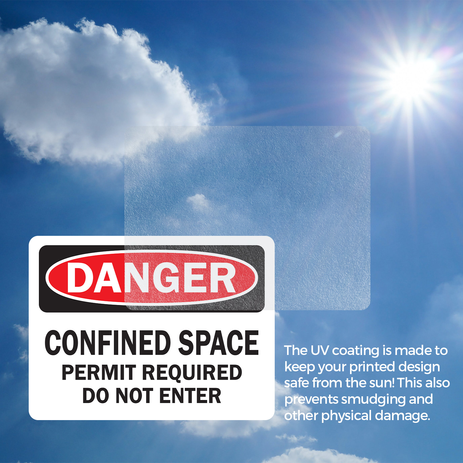 (2 Pack) Confined Space Permit Required Do Not Enter OSHA Danger Sign Decal - 第 16/22 張圖片