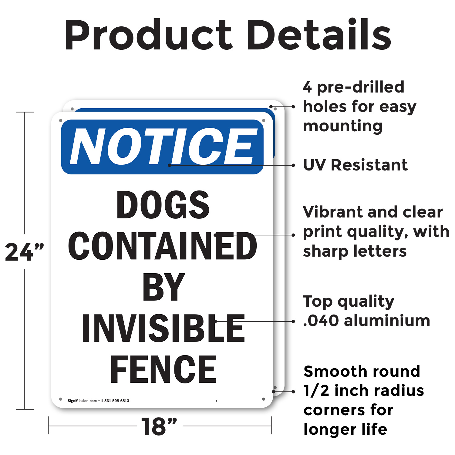 Osha Notice Sign Decal Metal Plastic