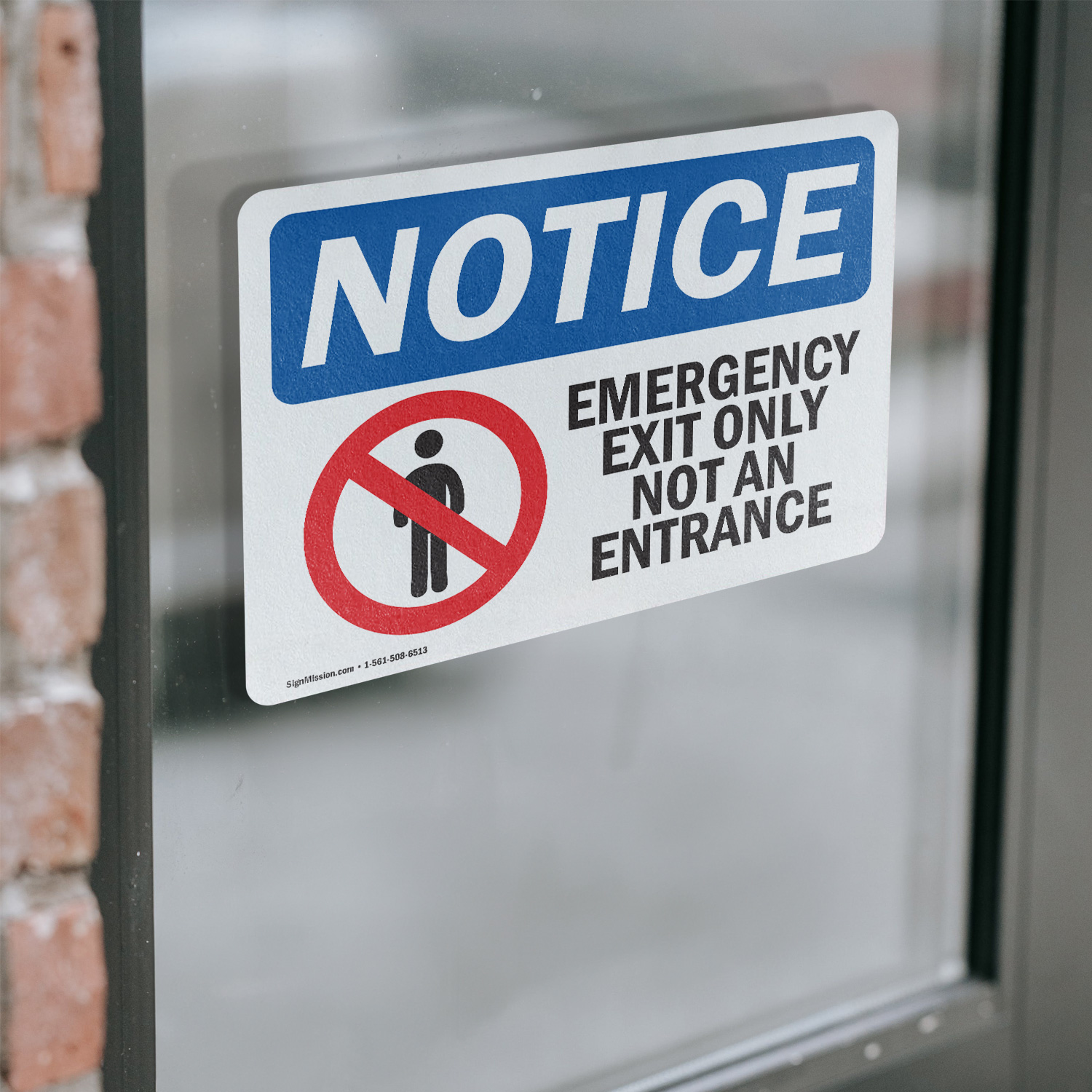 (2 Pack) Emergency Exit Only Not An Entrance OSHA Notice Sign Decal Metal - 第 15/22 張圖片