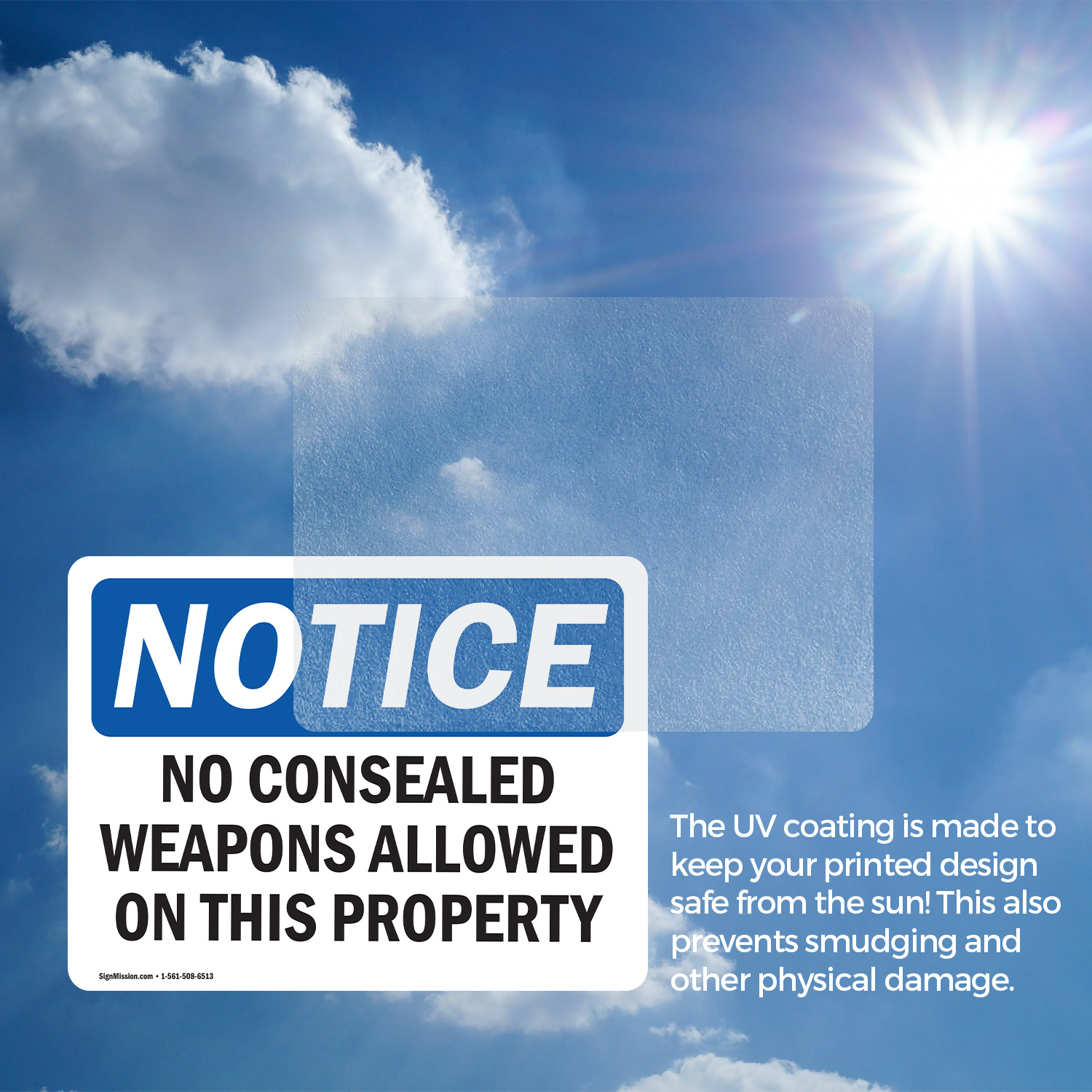 (2 Pack) No Concealed Weapons On Property OSHA Notice Sign Decal Metal Plastic - 第 16/23 張圖片