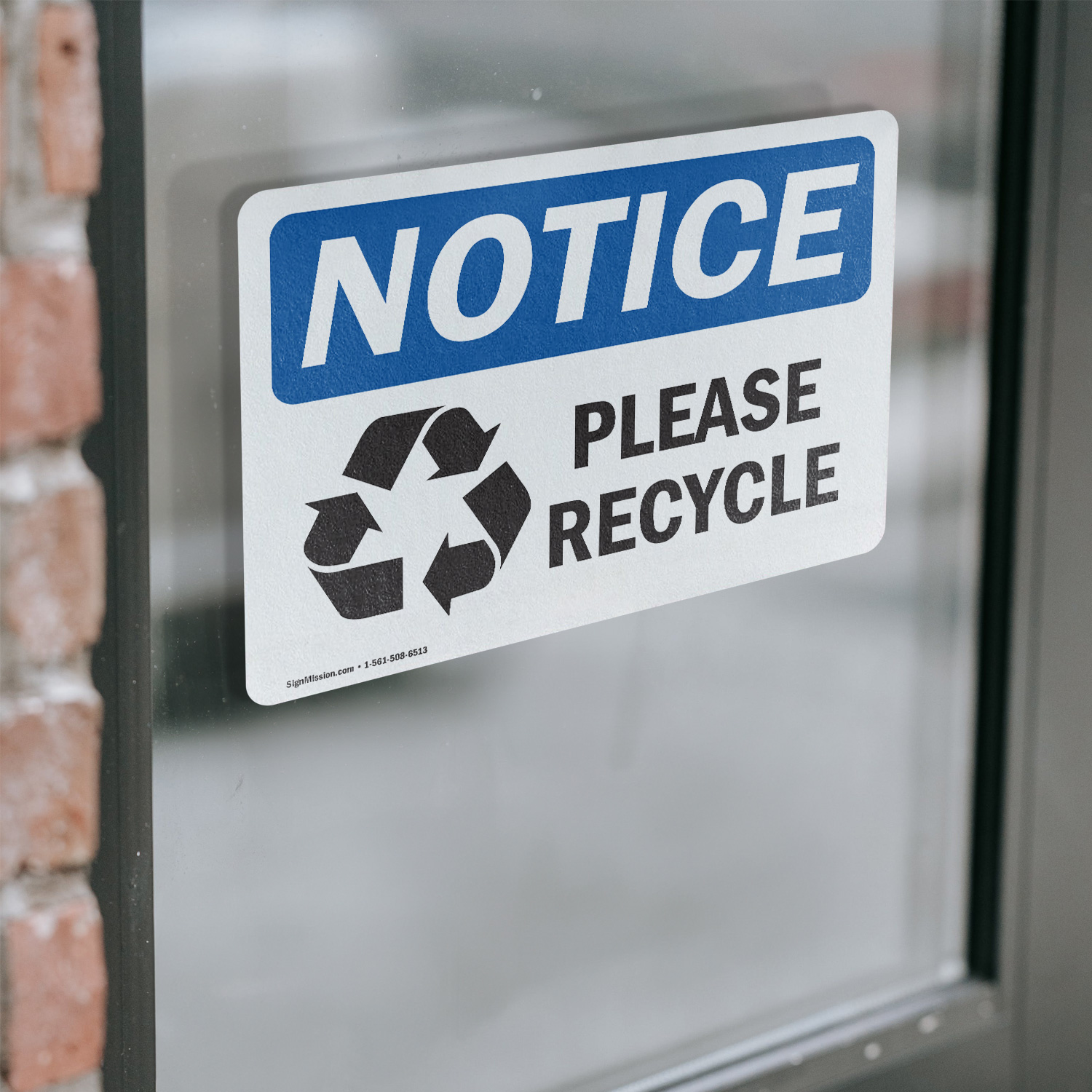 (2 Pack) Please Recycle OSHA Notice Sign Decal Metal Plastic - 第 15/21 張圖片