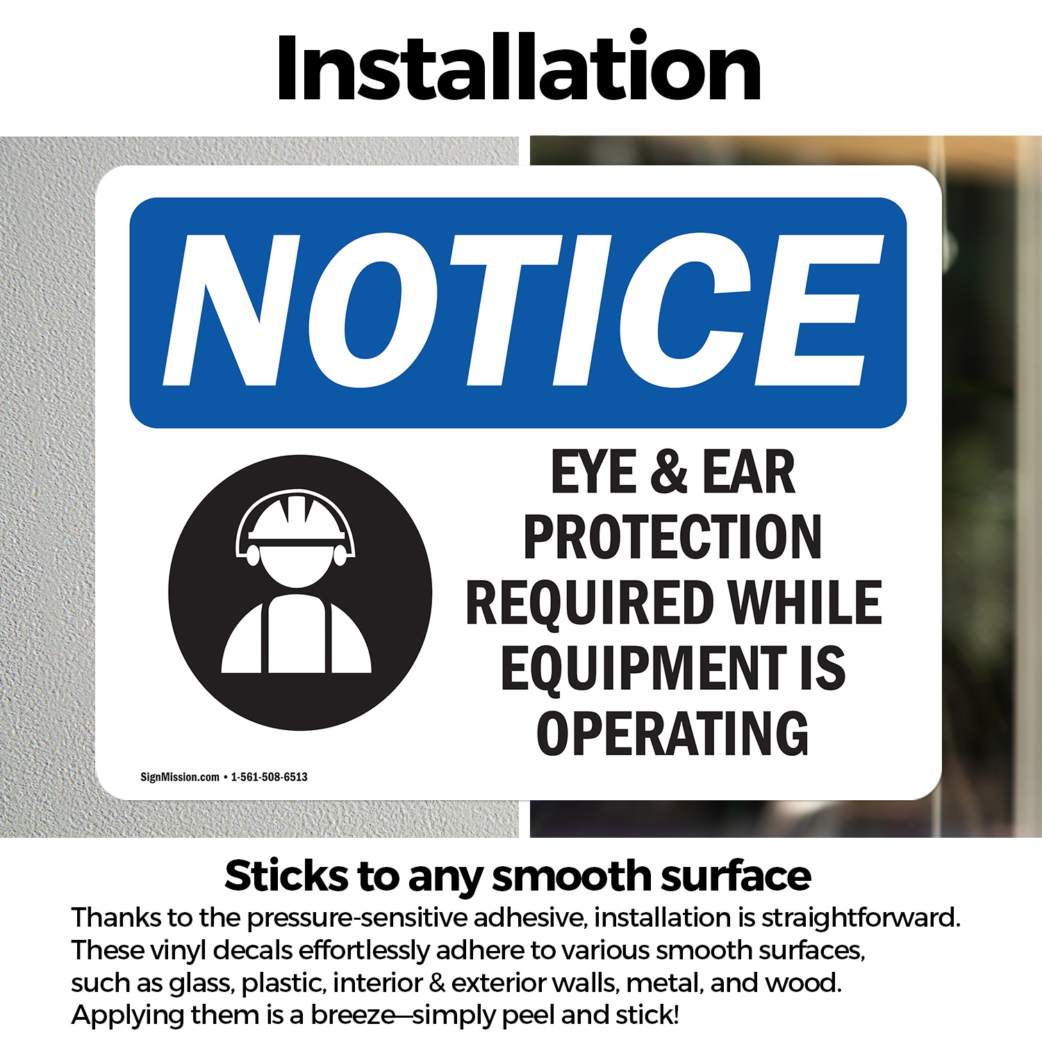 (2 Pack) OSHA-PPE-Multiple-Sign- OSHA Notice Sign Decal Metal Plastic - 第 14/23 張圖片