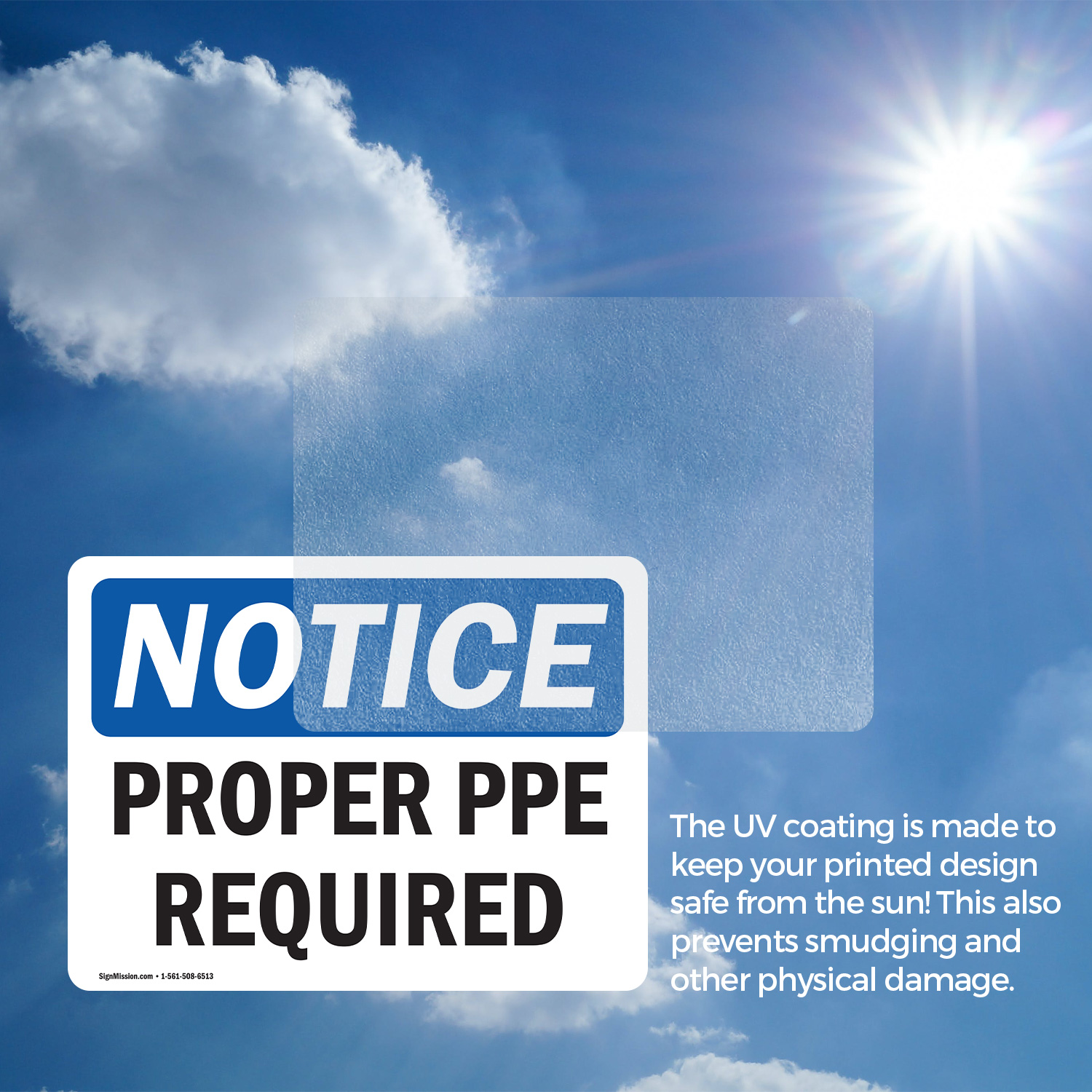 (2 Pack) Proper PPE Required OSHA Notice Sign Decal Metal Plastic - 第 16/23 張圖片