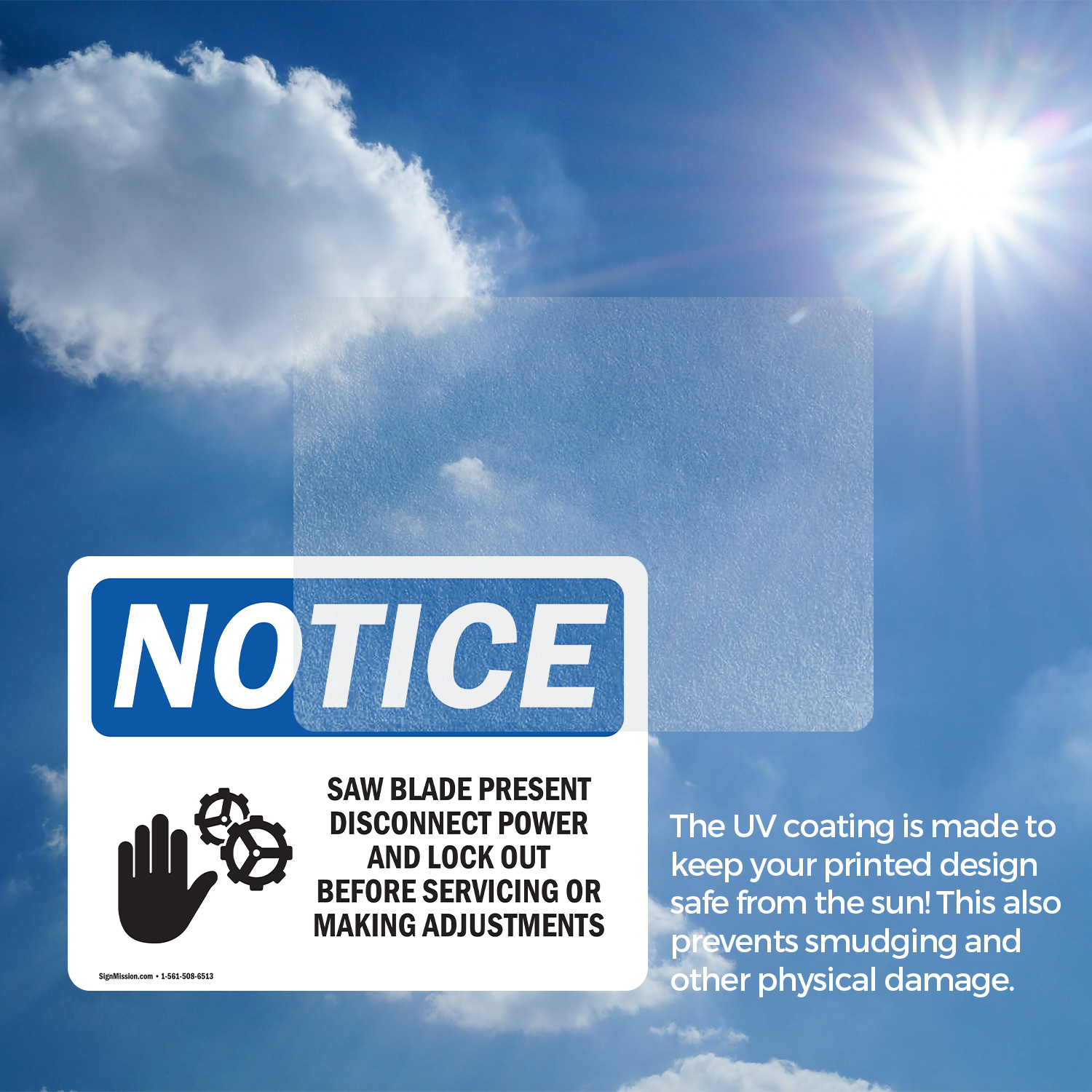 (2 Pack) Saw Blade Present Disconnect OSHA Notice Sign Decal Metal Plastic - 第 16/22 張圖片