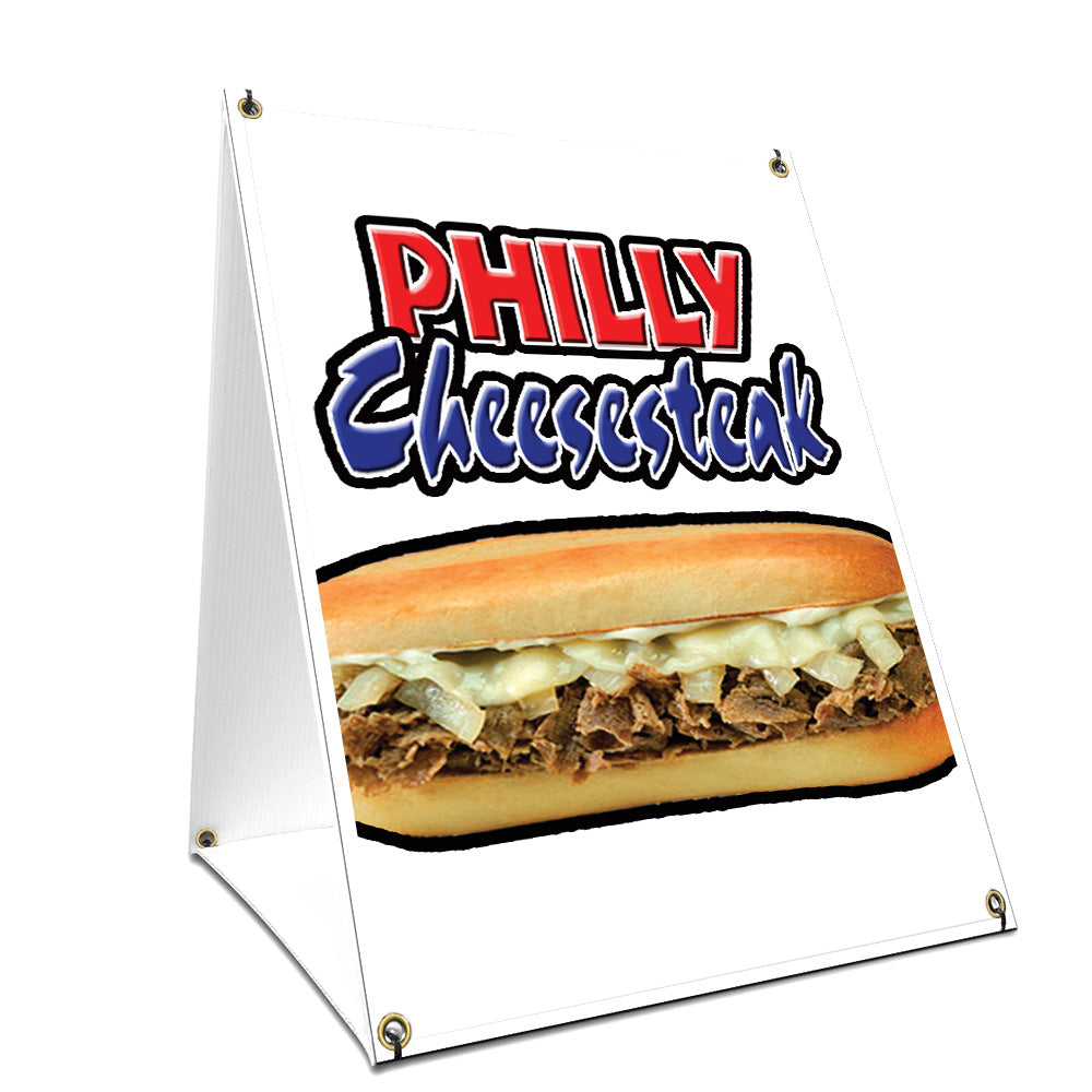 Philly Cheesesteak Yard Schild & Pfahl Outdoor Kunststoff Coroplast Fenster - Bild 7 von 14