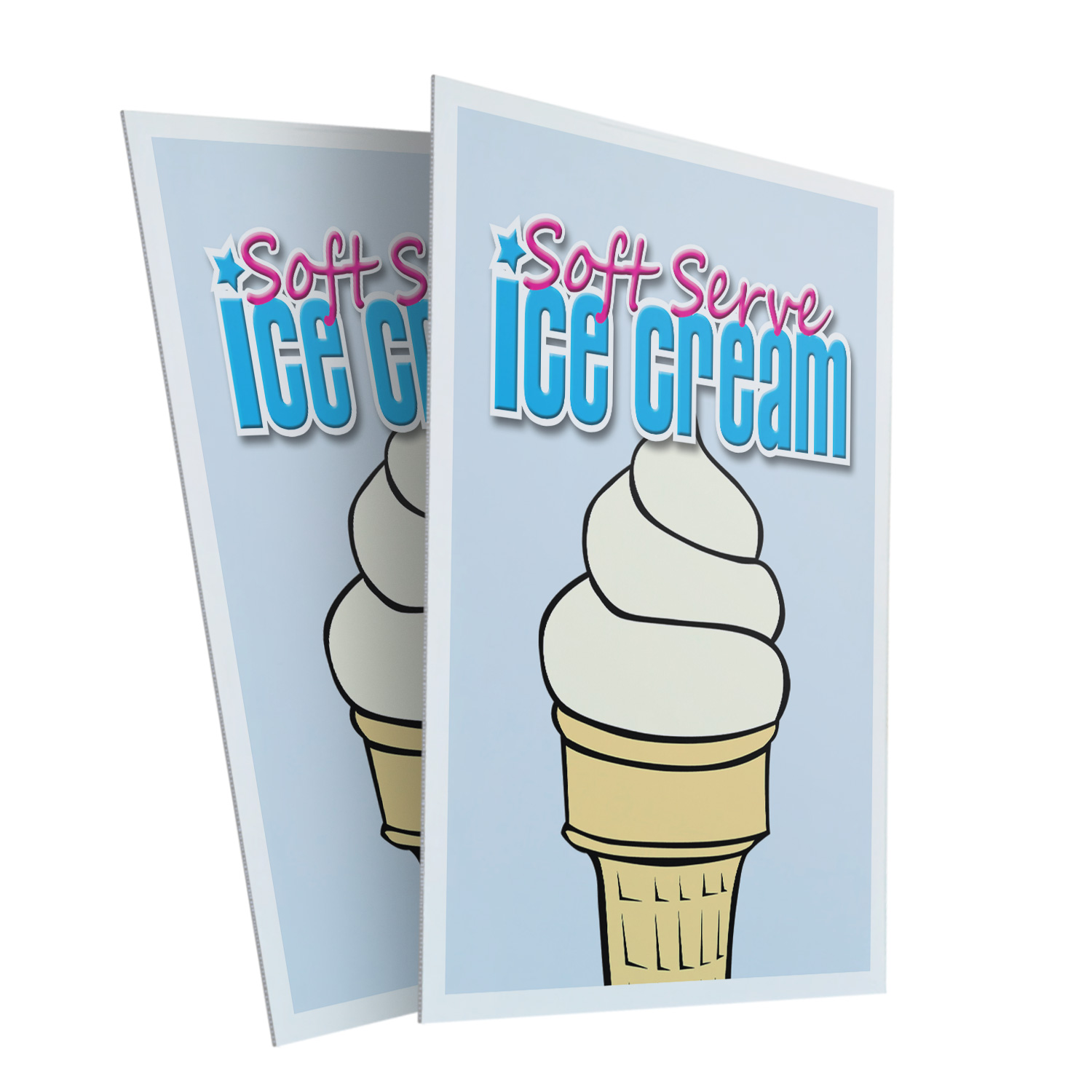 【Vanilla Iceさん専用】ROME SDS ARTIFACT PRO A-frame Sidewalk Soft Serve Vanilla Ice Cream 24