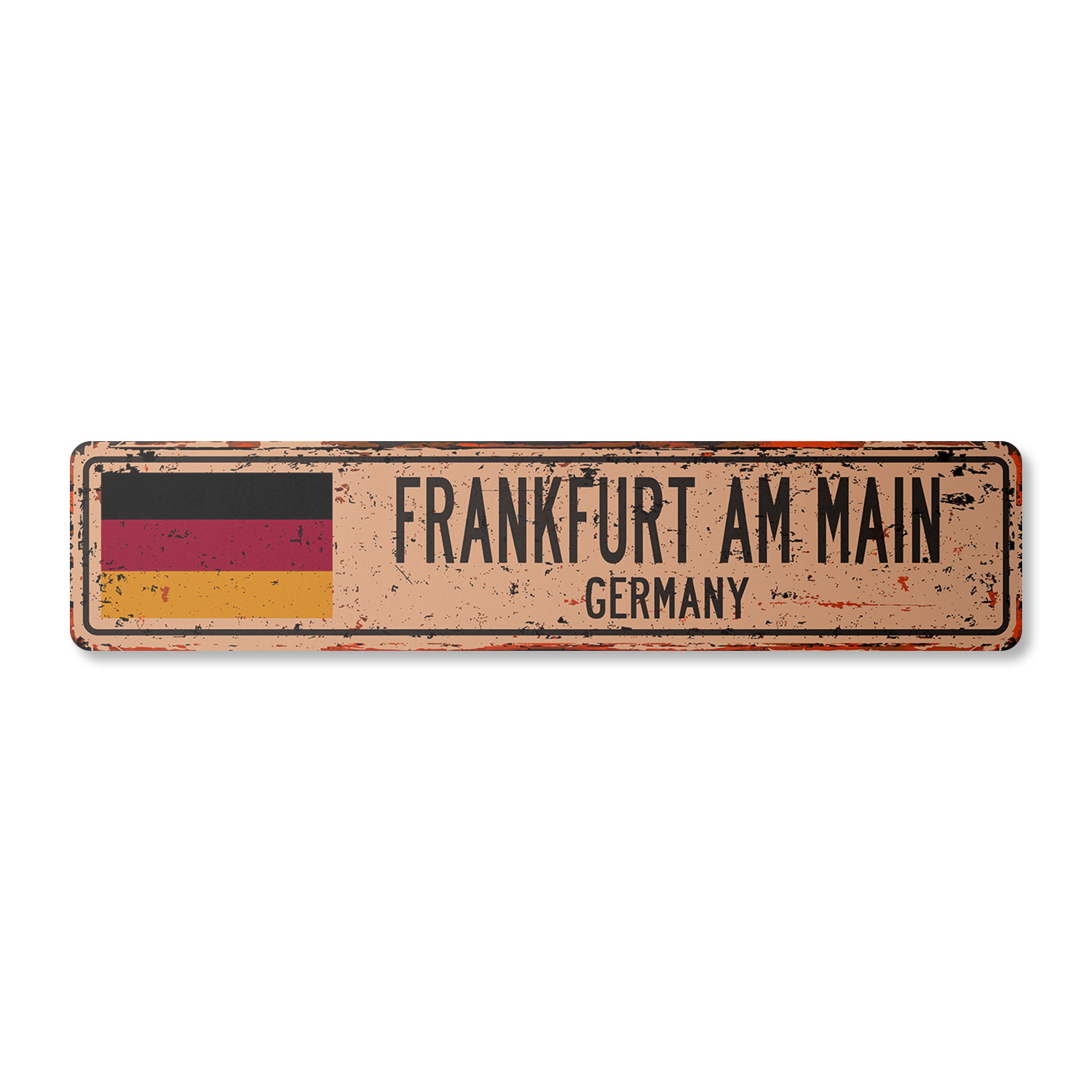 Tirage Citrate Ancien De Frankfurt Am Main, Allemagne, Circa 1900, Format 9x9 Cm