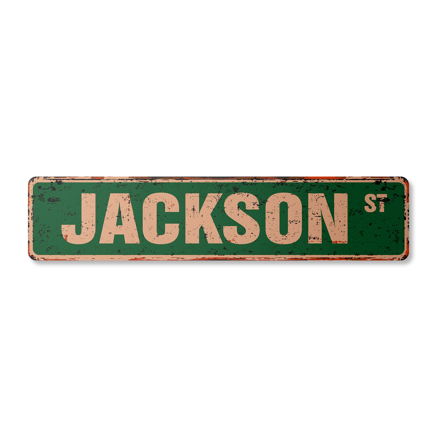 JACKSON Vintage Street Sign Childrens Name Room Metal Sign | eBay
