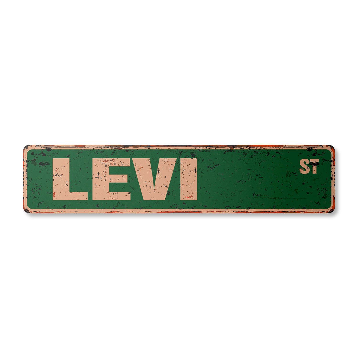 LEVI Vintage Street Sign Childrens Name Room Metal Sign | eBay