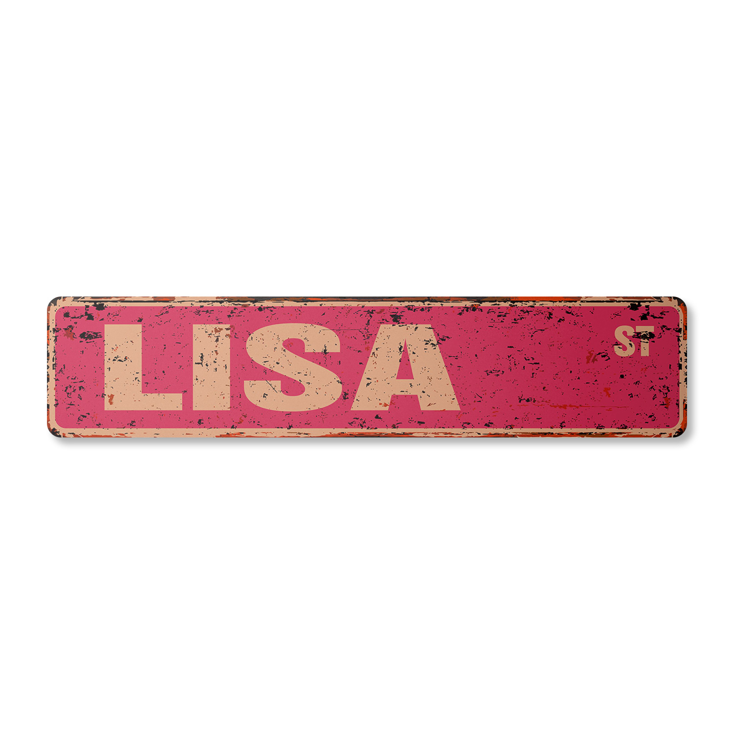 LISA☆『4枚セット』☆シリアルナンバー付☆新品☆帯付国内盤☆ LISA Vintage Street Sign Childrens Name Room Metal Sign | eBay