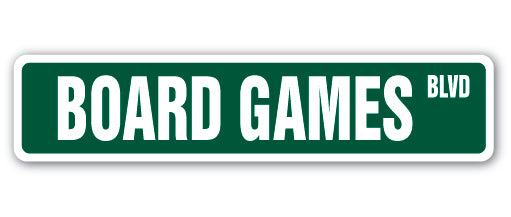 BRETTSPIELE Straßenschild Spieler Schach Dame Liebhaber Monopoly - Bild 1 von 16